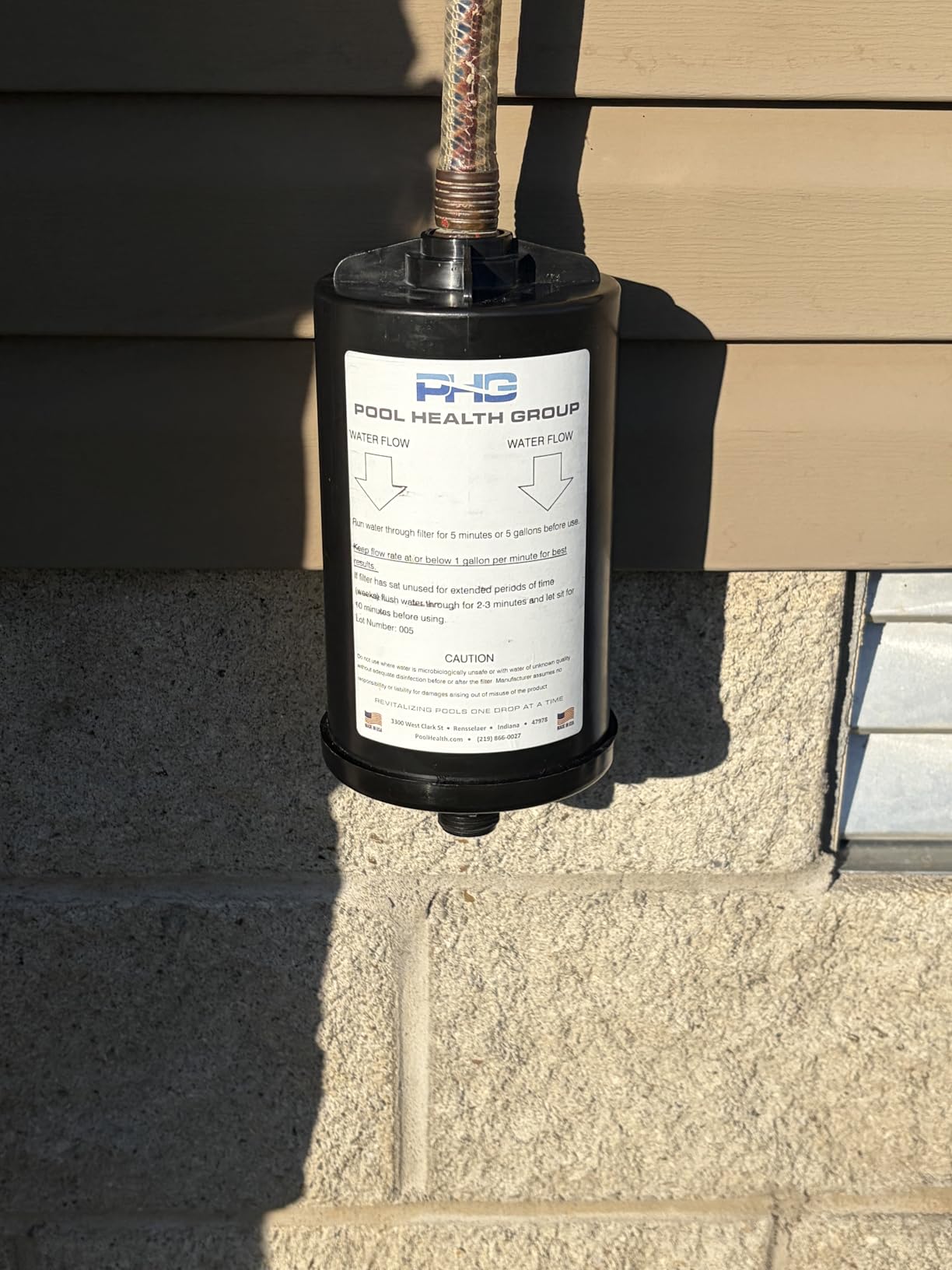 Metal Monster Garden Hose Filter, Aquariums, Hydroponics, Gardening, RV, Pets, Outdoor Use - Reduces Heavy Metals Lead, Copper, Iron, Chlorine, Chloramines, Fluoride, Sulfur, VOC Herbicides/Pesticides customer photo 1