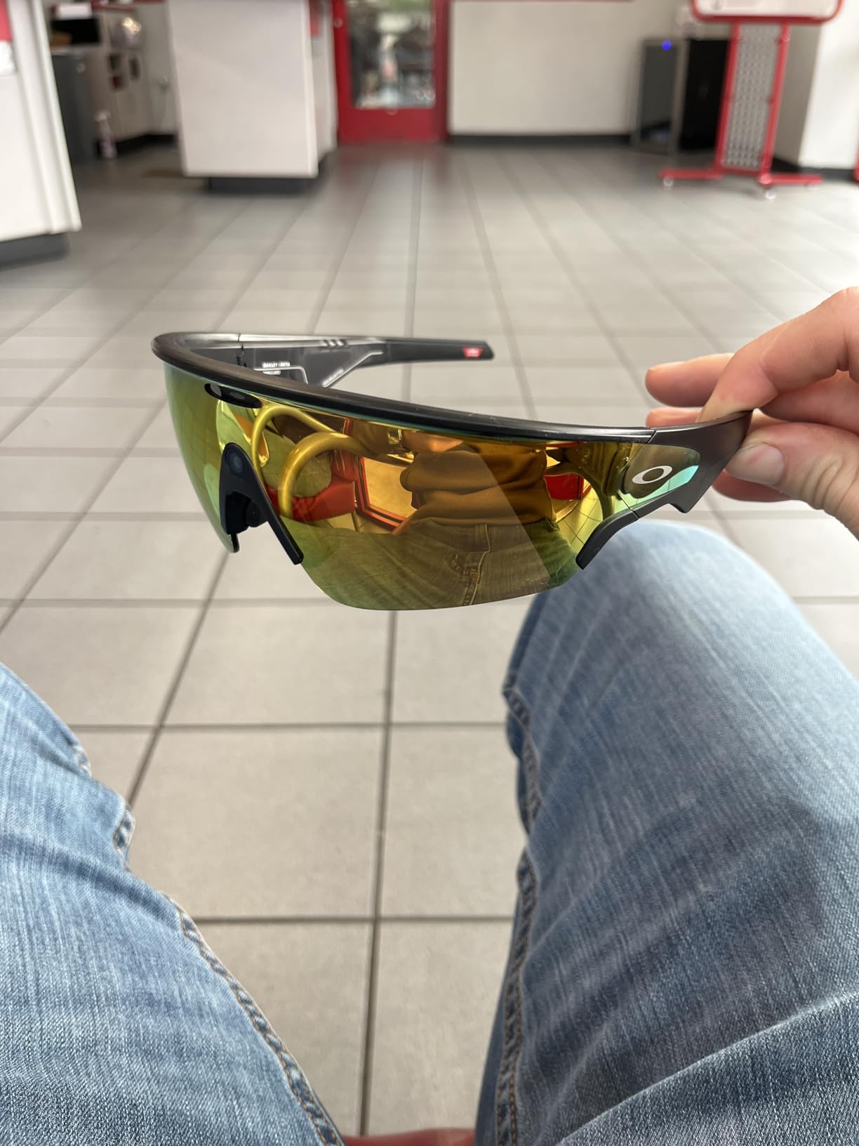Oakley | Meta Vanguard with Meta AI, Audio, Photo, Video Compatibility - Black, Prizm 24K customer photo 1