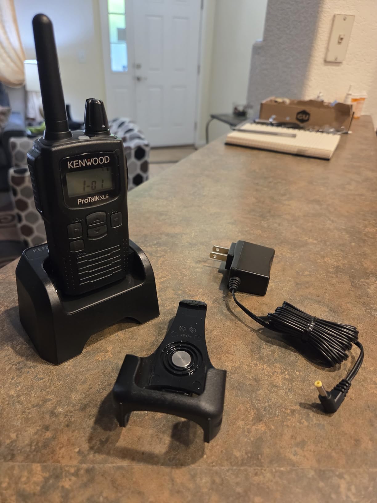 KENWOOD PKT-300 2-Radio Value Pack with Accessories, UHF Two-Way Business Radios, 2W Power, MIL-STD 810, IP52 Weather-Resistant, 16-Hour Battery customer photo 1
