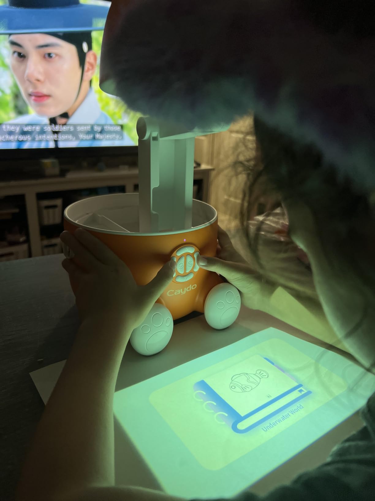 Caydo T3 AI Drawing Projector for Kids, SGS Certified Eye Protection, 3 in 1 Learn to Draw Projector customer photo 1