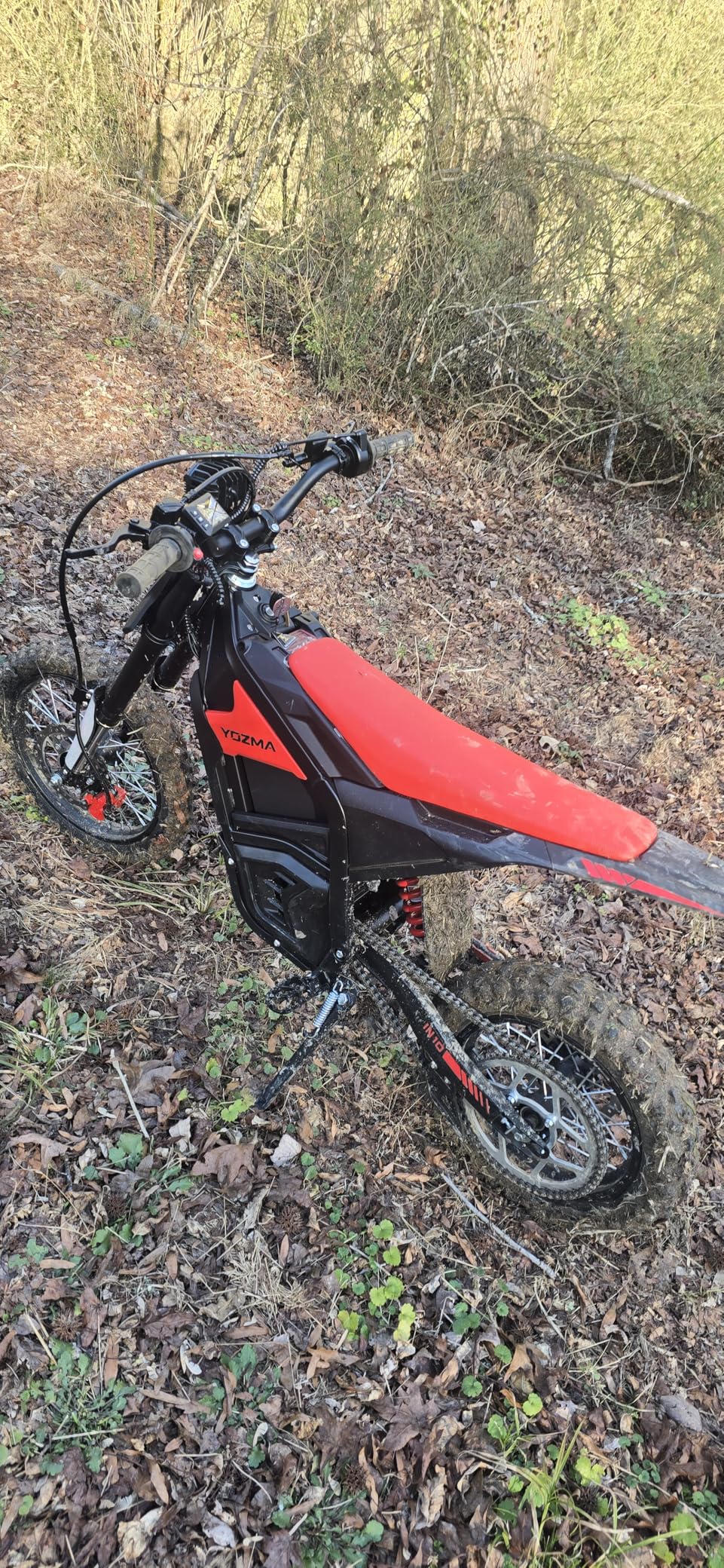 IN10 Electric Dirt Bike, 2600W 40MPH Electric-Motorcycle with 48V/23AH Battery Ebike, Full Hydraulic Brakes and Suspensions Mountain Off-Road E Dirt Bike, for Teens & Adults customer photo 1