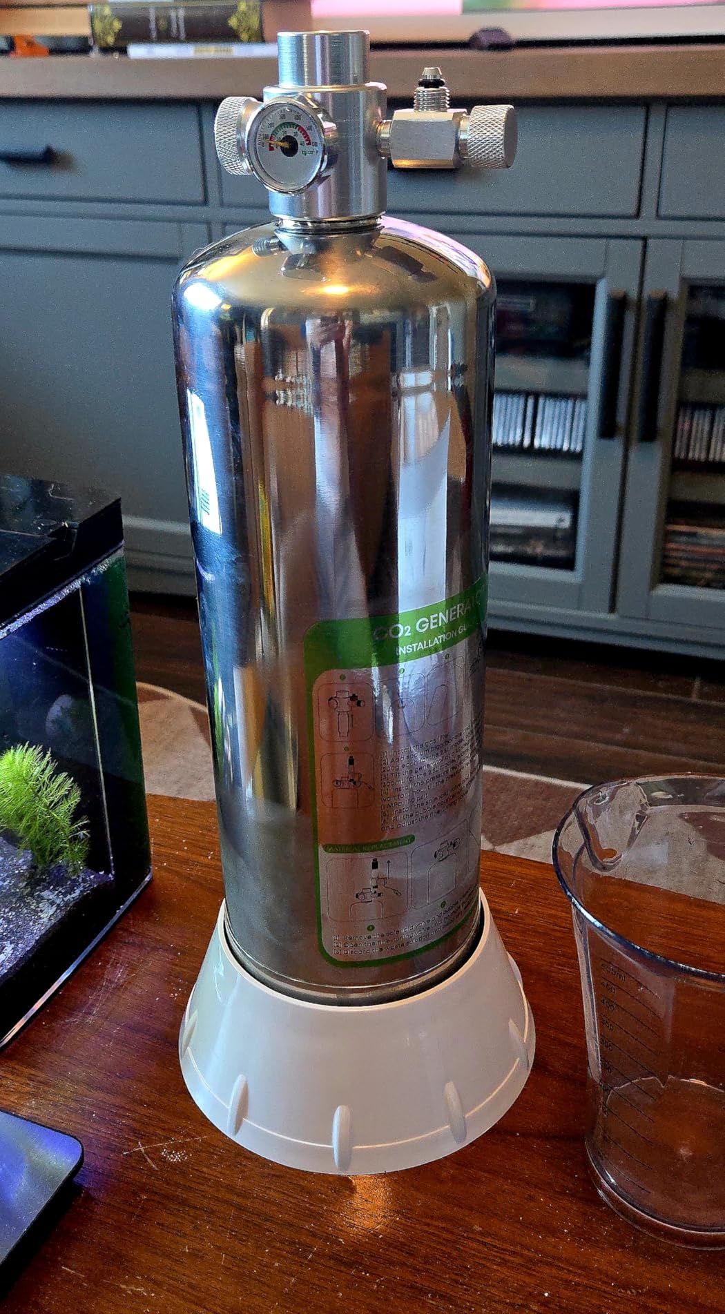 FZONE 2.5L Upgraded Aquarium CO2 System with Complete Accessories, CO2 Generator kit with Integrated Solenoid & Bubble Counter, Safety Valve, Main Switch for Planted Tanks customer photo 1