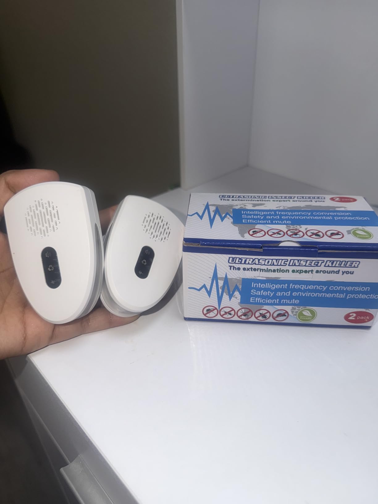 2026 Upgraded Ultrasonic Pest Control Repeller, Mouse Repellent Indoor for Spider Bug Roach Ant Mosquito Rat Mice Insect Deterrent, Mouse Rodent Repellent Ultrasonic Plug in, 3 Mode Switching, 6 Pack customer photo 2