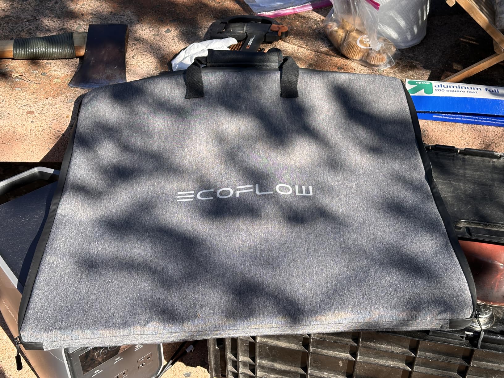 EF ECOFLOW Solar Generator DELTA 3 Classic with 220W Solar Panel, 1024Wh LiFePO4 Battery Portable Power Station, 1800W AC/100W USB-C Output (3600W Surge), 1 Hr Fast Charge for Home, Camping, RV customer photo 1