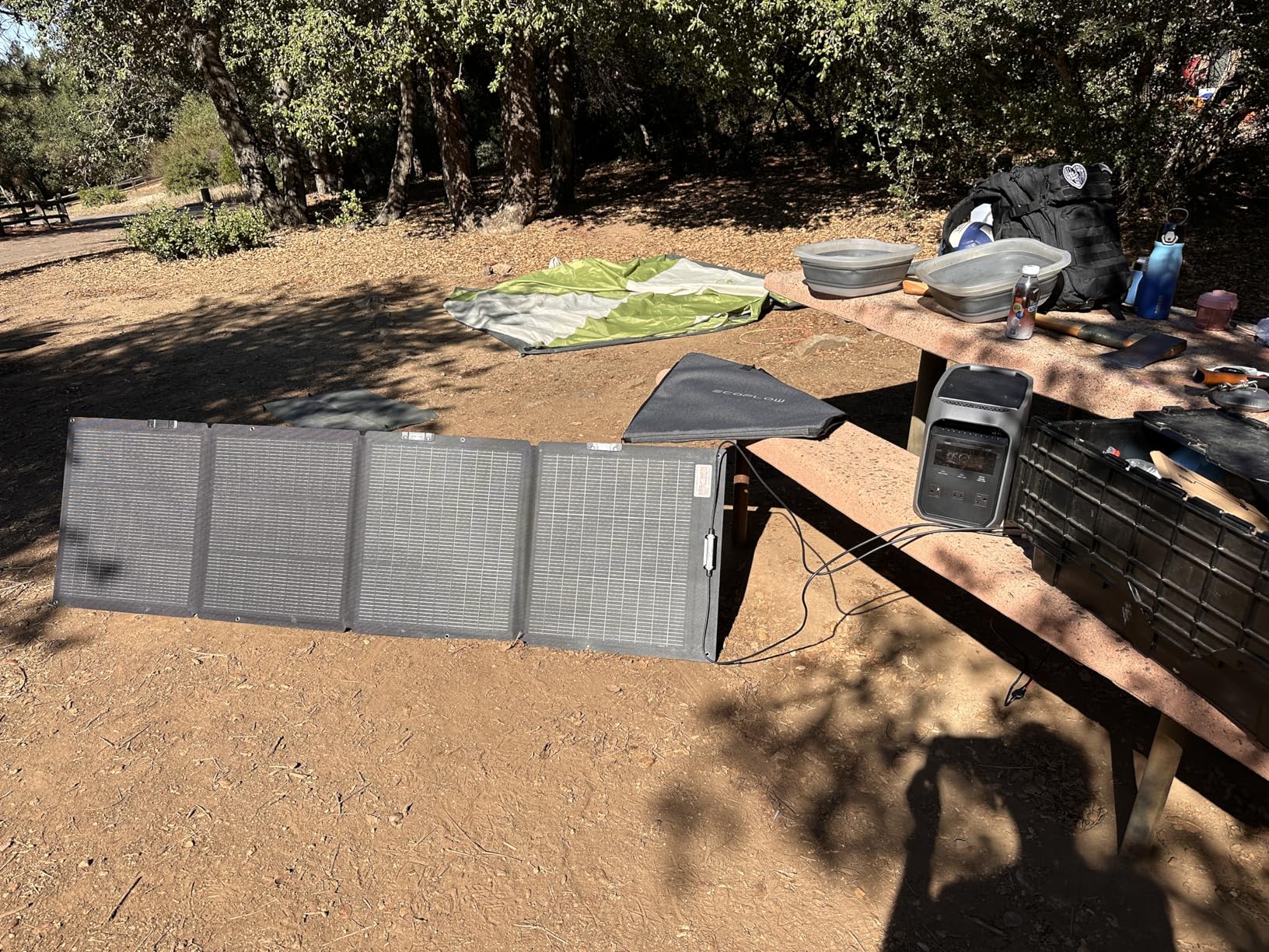 EF ECOFLOW Solar Generator DELTA 3 Classic with 220W Solar Panel, 1024Wh LiFePO4 Battery Portable Power Station, 1800W AC/100W USB-C Output (3600W Surge), 1 Hr Fast Charge for Home, Camping, RV customer photo 2