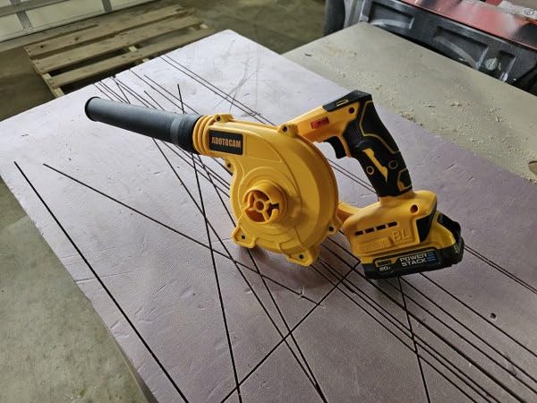 Roof Gutter Cleaning from The Ground, Leaf Blowers Cordless for Dewalt 20V Battery, 580CFM/180MPH customer photo 2