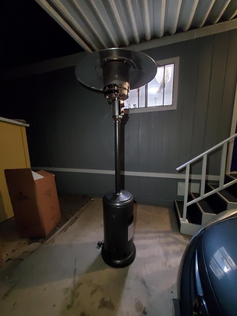 Pamapic 50,000 BTU Outdoor Heater with Round Table Design, Premium 304 Stainless Steel Burner, Bronze customer photo 1