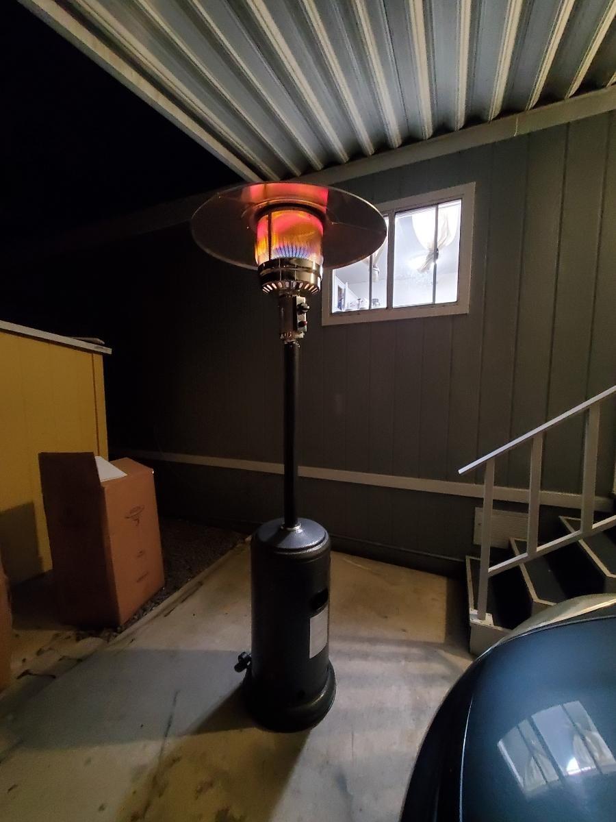 Pamapic 50,000 BTU Outdoor Heater with Round Table Design, Premium 304 Stainless Steel Burner, Bronze customer photo 2