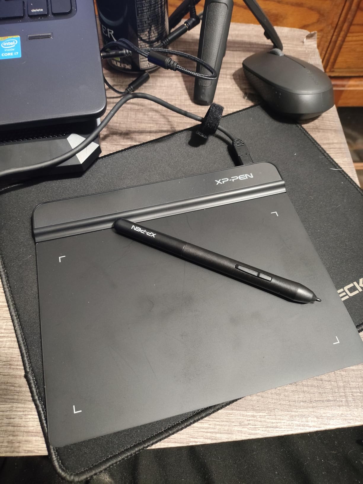 XPPen 6 * 4 inch Drawing Tablet with 16384 Pressure Levels IT640 Digital Graphic Art Tablet Battery-Free Stylus 60° Tilt Support OSU Drawing Pad for Beginner Compatible with Android Windows macOS customer photo 1