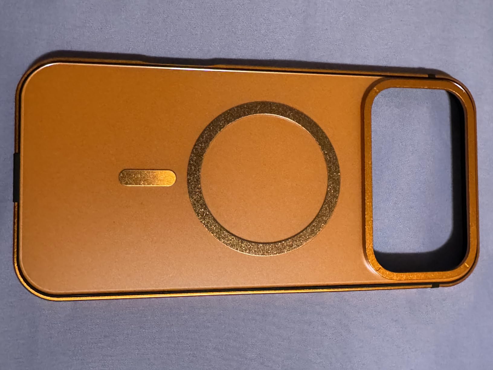 Magnetic for iPhone 17 Pro Max Case, [Metal Frame Grip] Fit for MagSafe [Military-Grade Protection] with Shockproof Anti-Lining Cover for iPhone 17 Pro Max Phone Case,Titanium customer photo 2