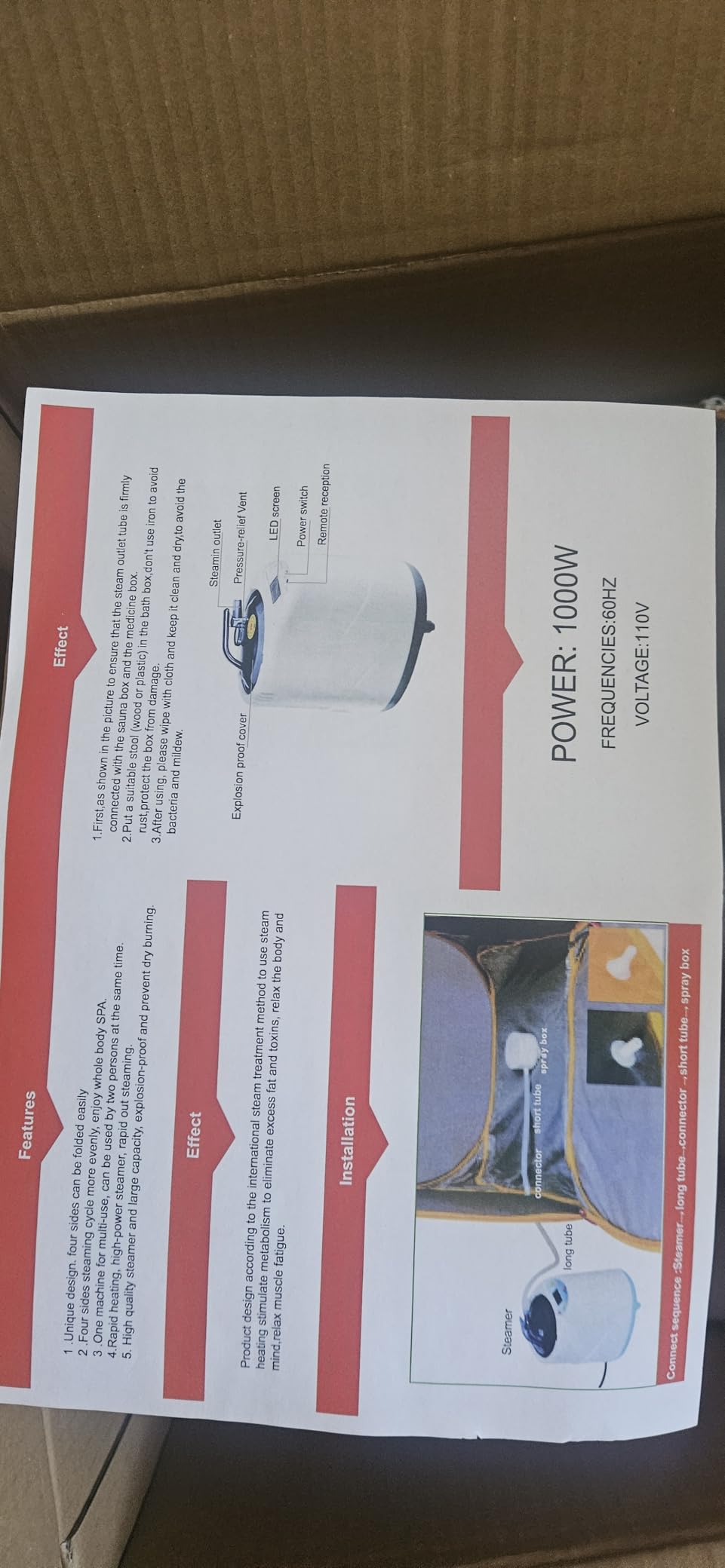 KASUE Upgraded 2 Person Sauna, Portable Infrared Sauna with 5-Layer Waterproof, 2 Steamers, 2 Folding Chair, 71