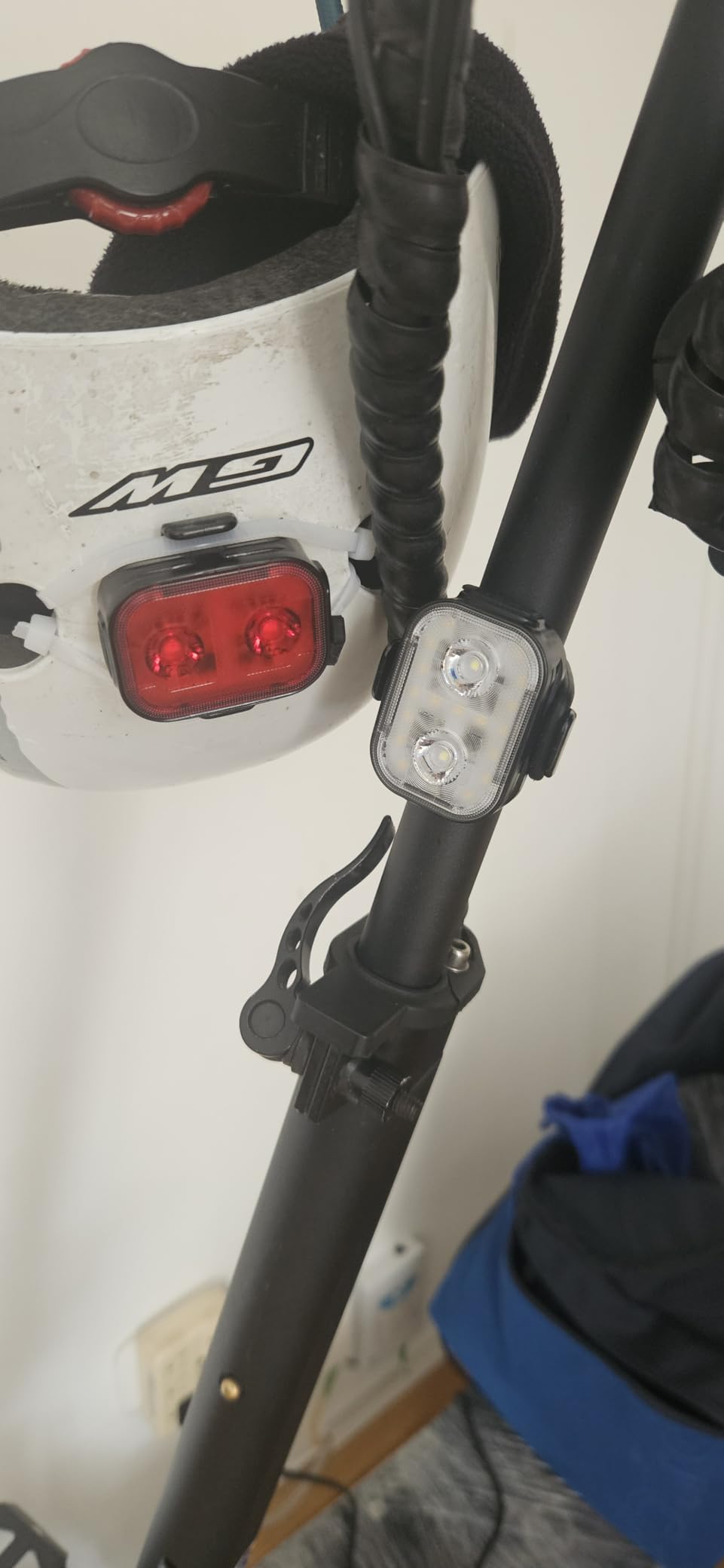 Bike Lights, Ultra-Slim & Lightweight Rechargeable Bicycle Lights Set, [5+6 Modes] Dual USB-C Bike Lights Front and Back, IP65 Waterproof Bicycle Lights for Night Riding Road Mountain Cycling customer photo 1