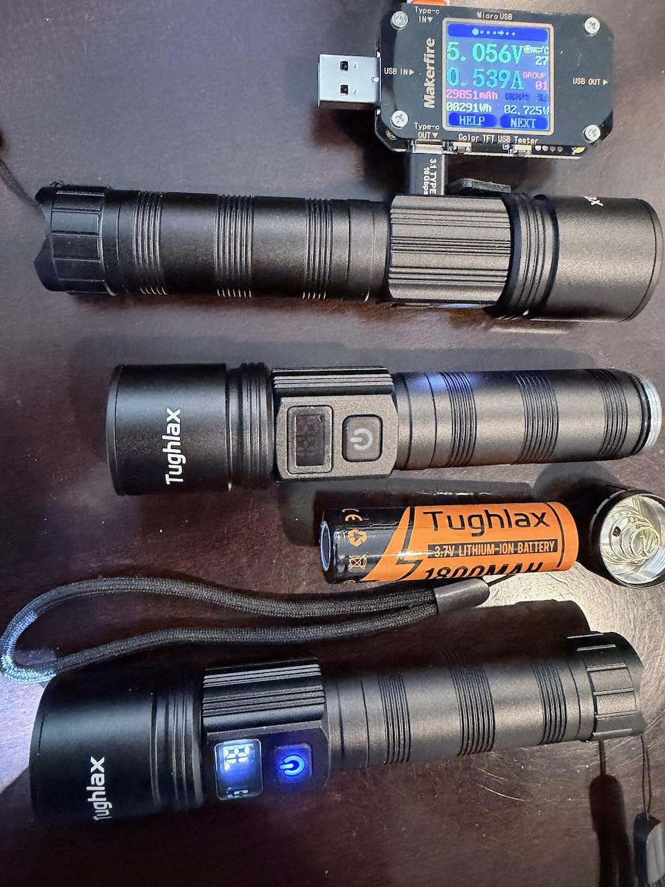 LED Rechargeable Flashlights 9900 High Lumens 2Pack, Super Bright Flashlight, Zoomable Powerful Camping Flashlights with LCD Digital Display, 5 Modes Waterproof Flash Light for Home customer photo 1