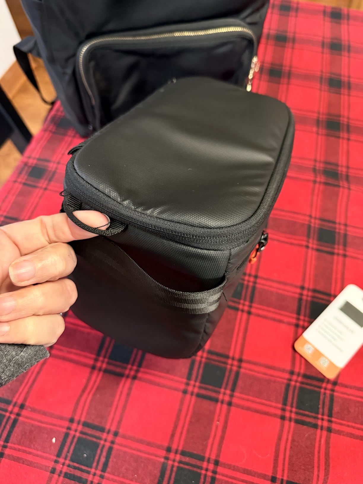 TARION Padded Camera Insert Bag - Protective Framed DSLR Inner Case Organizer - Fits 1 Camera and 2 Lenses - Removable Lid Compatible for DSLR SLR Mirrorless Cameras ShellCore XS customer photo 2