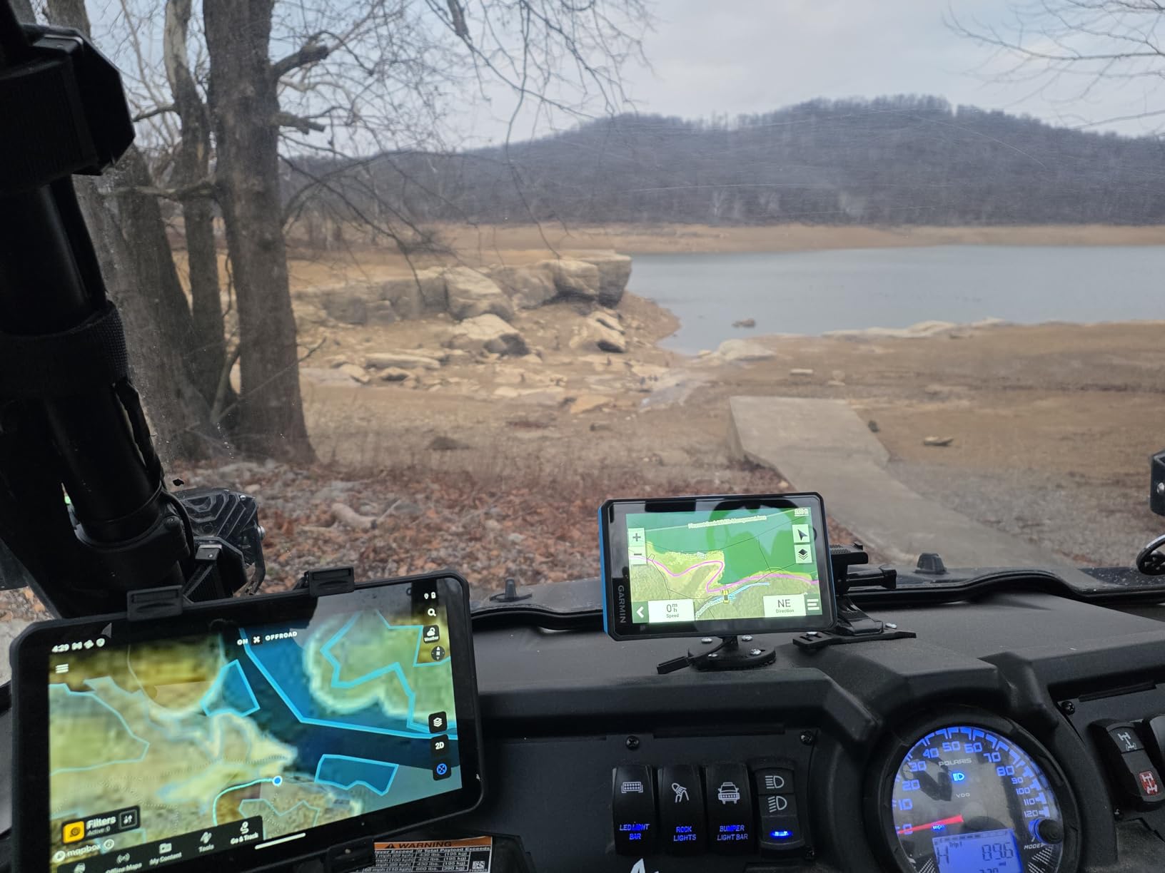 MUNBYN Rugged Tablet Android 14 ILT03, 8.68 inch GPS Tablet for UTV, IP68 Waterproof, 8000mAh, 32MP+48MP Dual Camera, 8GB+128GB, 4G LTE customer photo 1