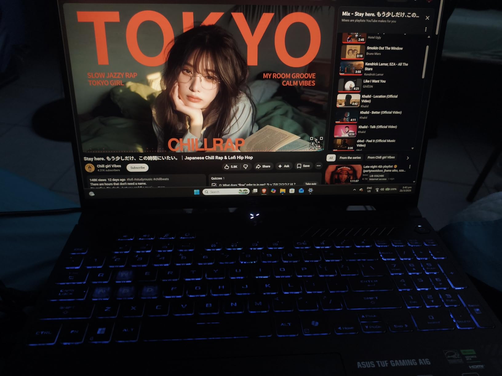 ASUS TUF Gaming A16 Laptop: AMD Ryzen 7 7445HS, 16