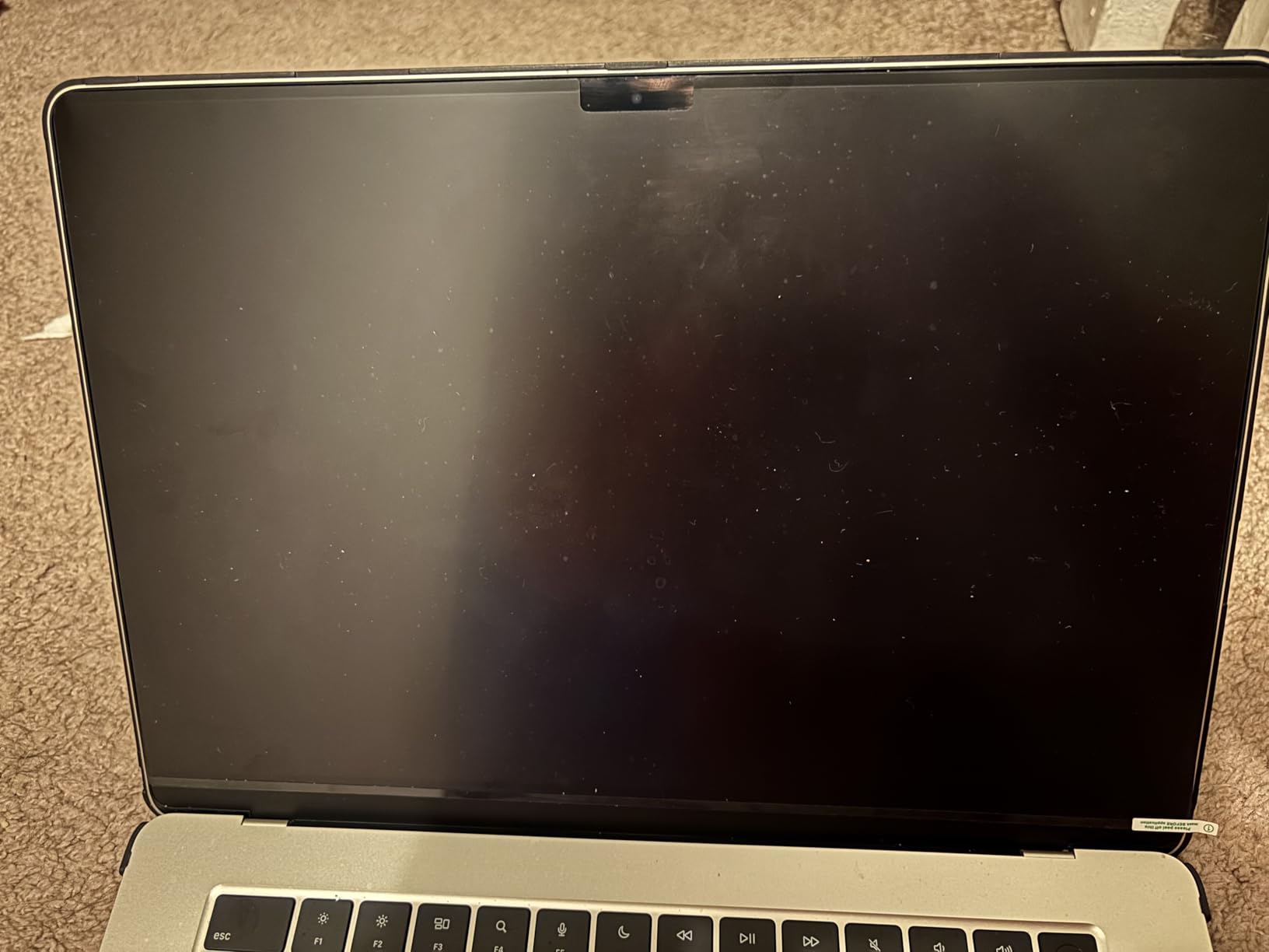 Magnetic Privacy Screen for MacBook Air 15 Inch (2023-2026, M2, M3, M4, M5), Removable Matte Laptop Privacy Screen Shield Anti Glare Blue Light Filter - Anti-Spy for Mac 15.3in Computer customer photo 1