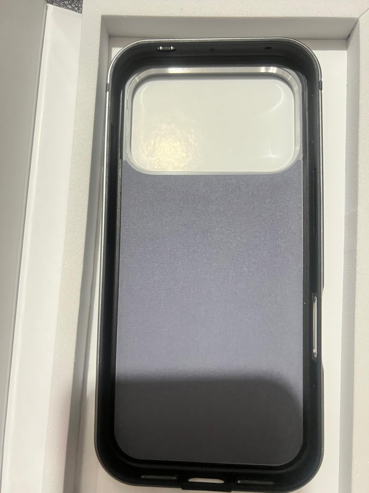 Metal Magnetic Case for iPhone 17 Pro Max [Compatible with MagSafe] Slim Aluminum Bumper Anti-Scratch Lining, Original Metal Texture Military Shockproof Cover (Silver, for iPhone17 ProMax) customer photo 2