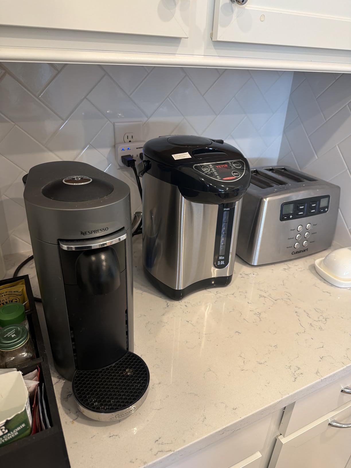 VEVOR Hot Water Dispenser, Adjustable 4 Temperatures Water Boiler and Warmer, 304 Stainless Steel Countertop Water Heater, 3-Way Dispense for Tea, Coffee and Baby Formula, 3L/102 oz customer photo 2