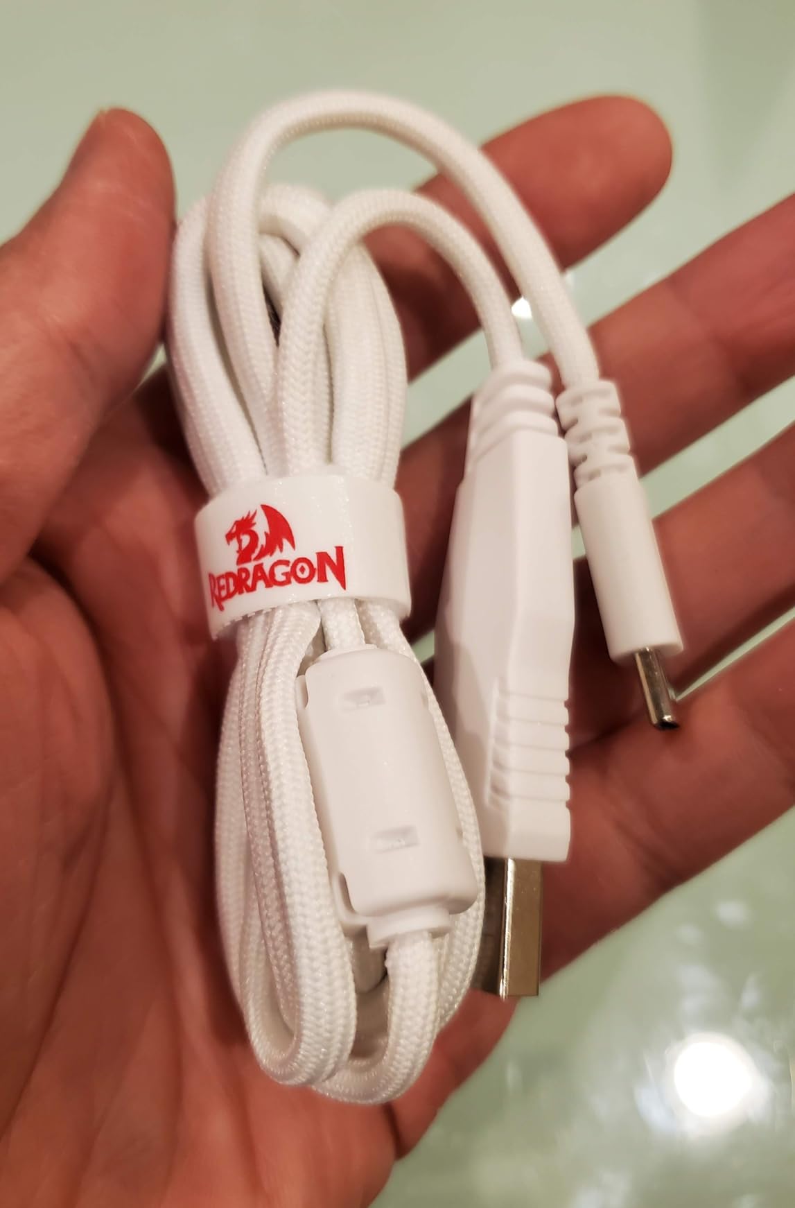 Redragon Wired Gaming Mouse, 24,000 DPI, 7 Programmable Button, 2 Side Buttons, 8 RGB LED Backlit Mode, Clear Transparent Shell, Light up Gamer Mice, Soft Cable for PC/Mac/Xbox customer photo 2