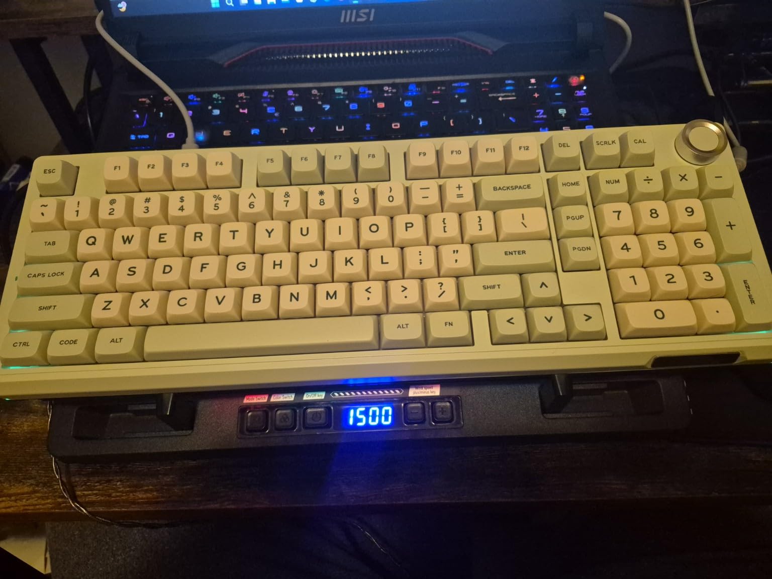 SOLAKAKA KI99 Pro Wireless Mechanical Keyboard Quiet Switch, Hot Swappable Pre-Lubed Switches Silent Keyboard with RGB Backlit, Gasket Structure Computer Gaming Keyboards (BlackBlue, Silent Switch) customer photo 1