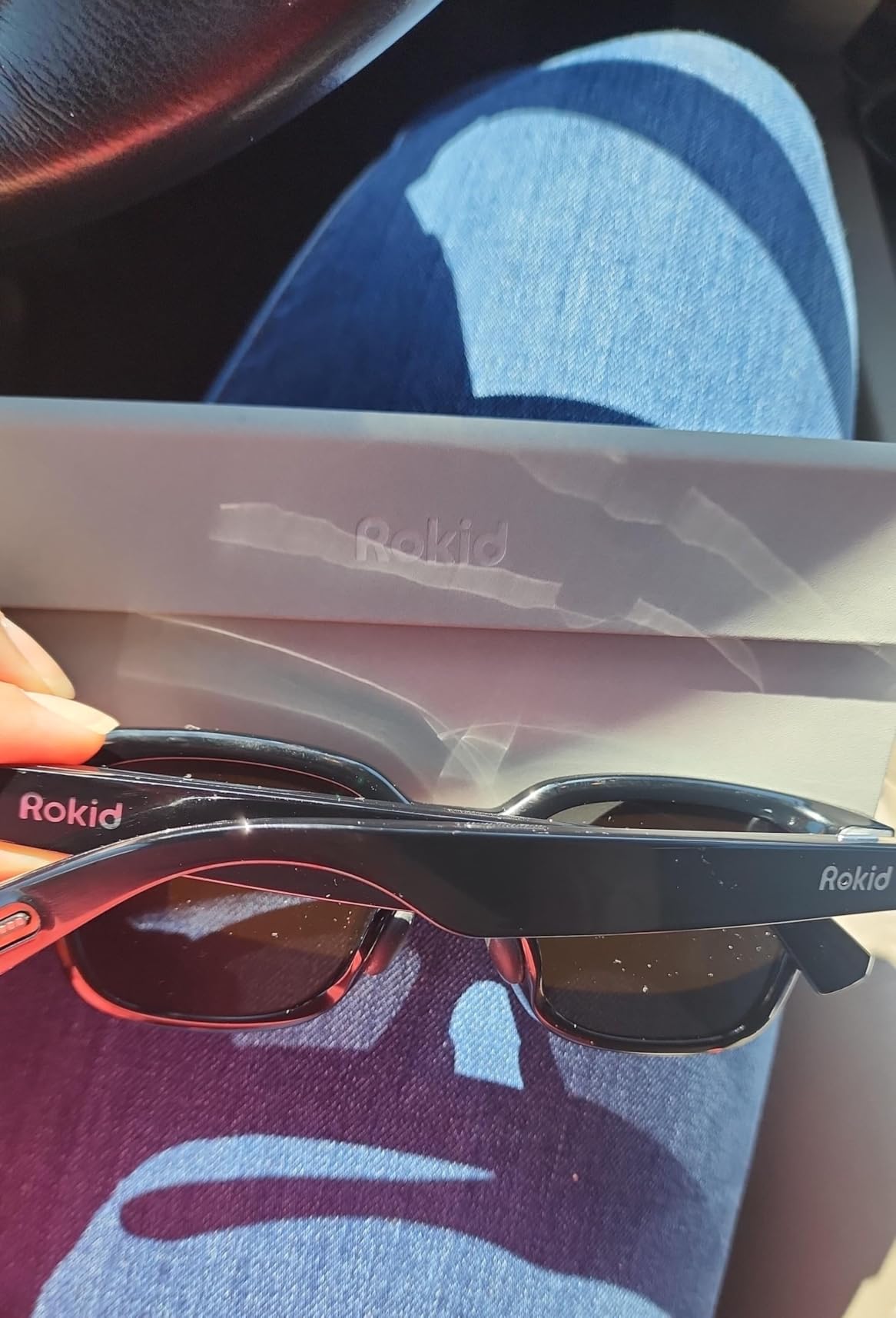 Rokid 2026 AI Glasses Style smart Glasses with ChatGPT & Gemini, Real-time Translation,12MP Camera, Open-Ear Audio, Voice-Controlled Assistant, Hands-Free Calls, Productivity for Travel(no Display) customer photo 1