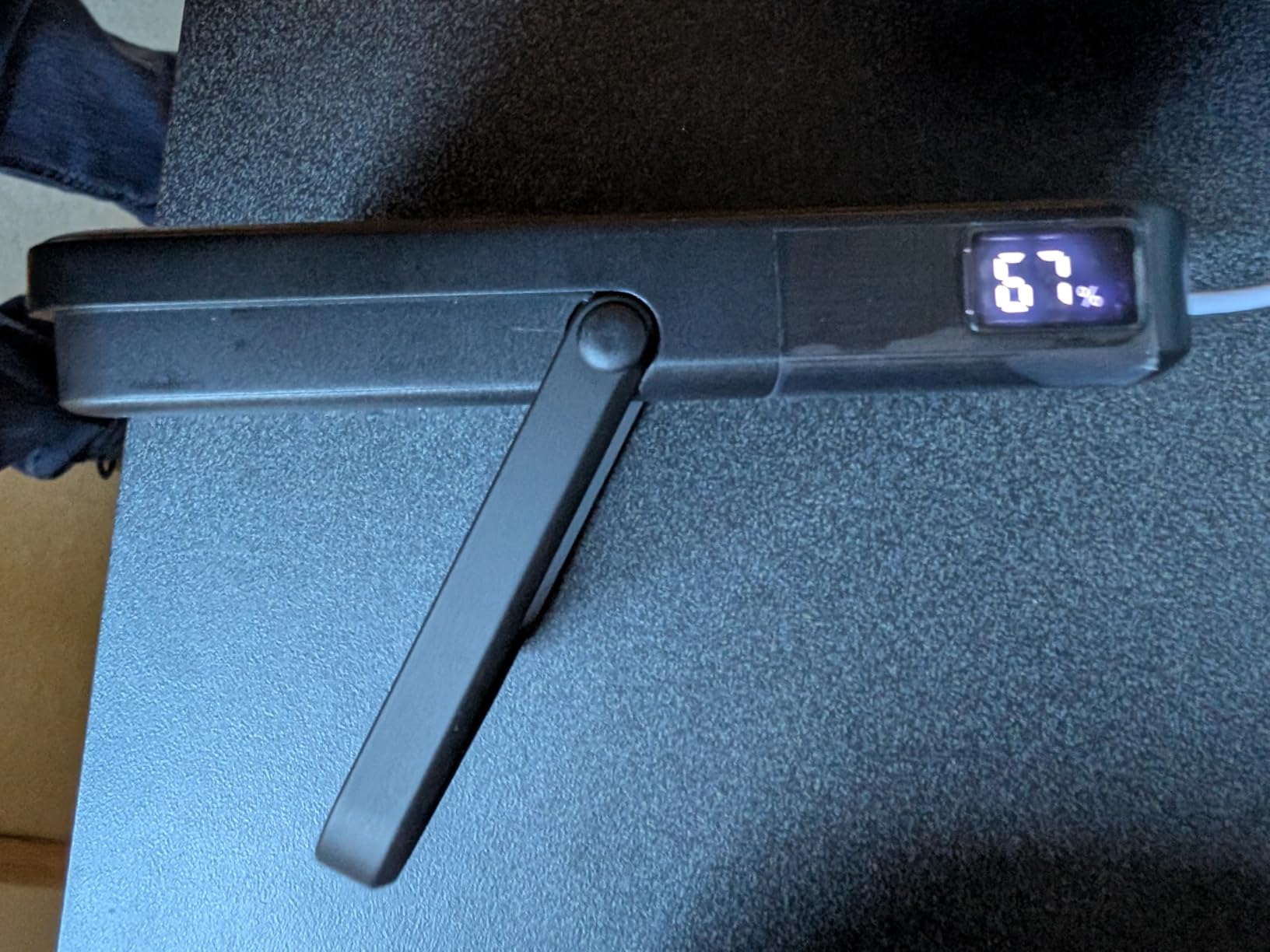 Portable Charger for Magsafe Battery Pack,10000mAh Power Bank with Foldable Stand,Travel Essential PD 22.5W Fast Charge,Magnetic Charge Wireless Charger for iPhone 17/16/15/14/13/12 Series-Black customer photo 1