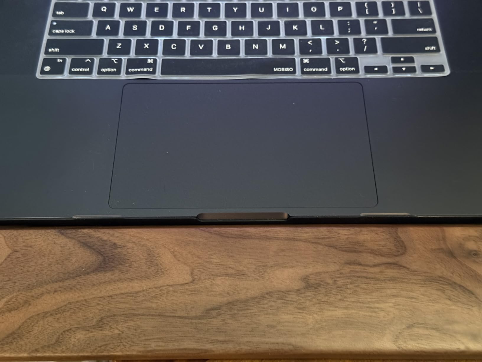 Walnut Wooden Wrist Rest Pad for 75% 80% TKL Keyboard, Ergonomic Solid Wood Hand Rest with Non-Slip Base (14.2