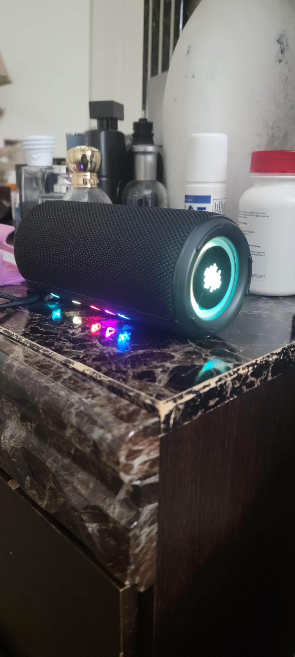 TIMU Portable Bluetooth Speaker, 25W Super Loud Wireless Speaker: Boost Bass 3.0, Bluetooth 5.4, 30H Playtime (Deep Black) customer photo 1