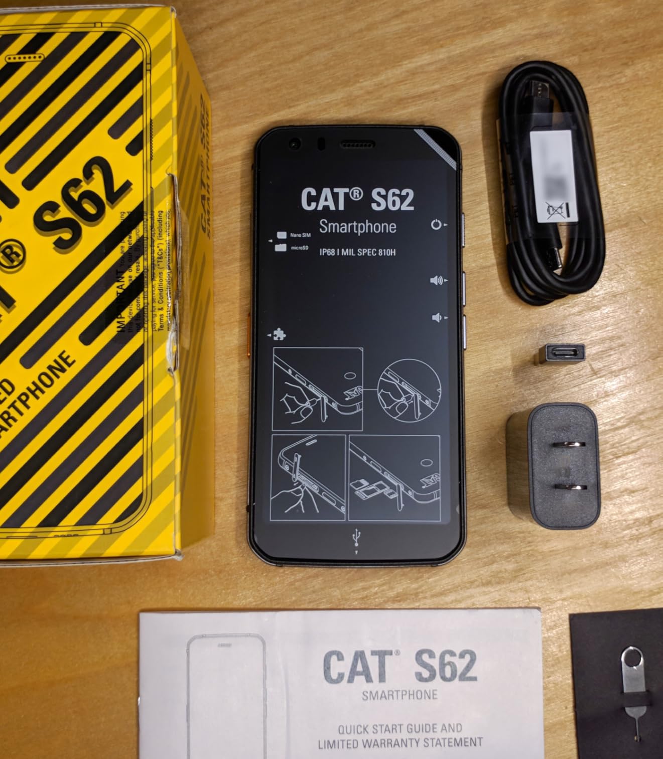 Unifone S62 Unlocked Rugged Cell Phone (128GB, 4GB) 5.7