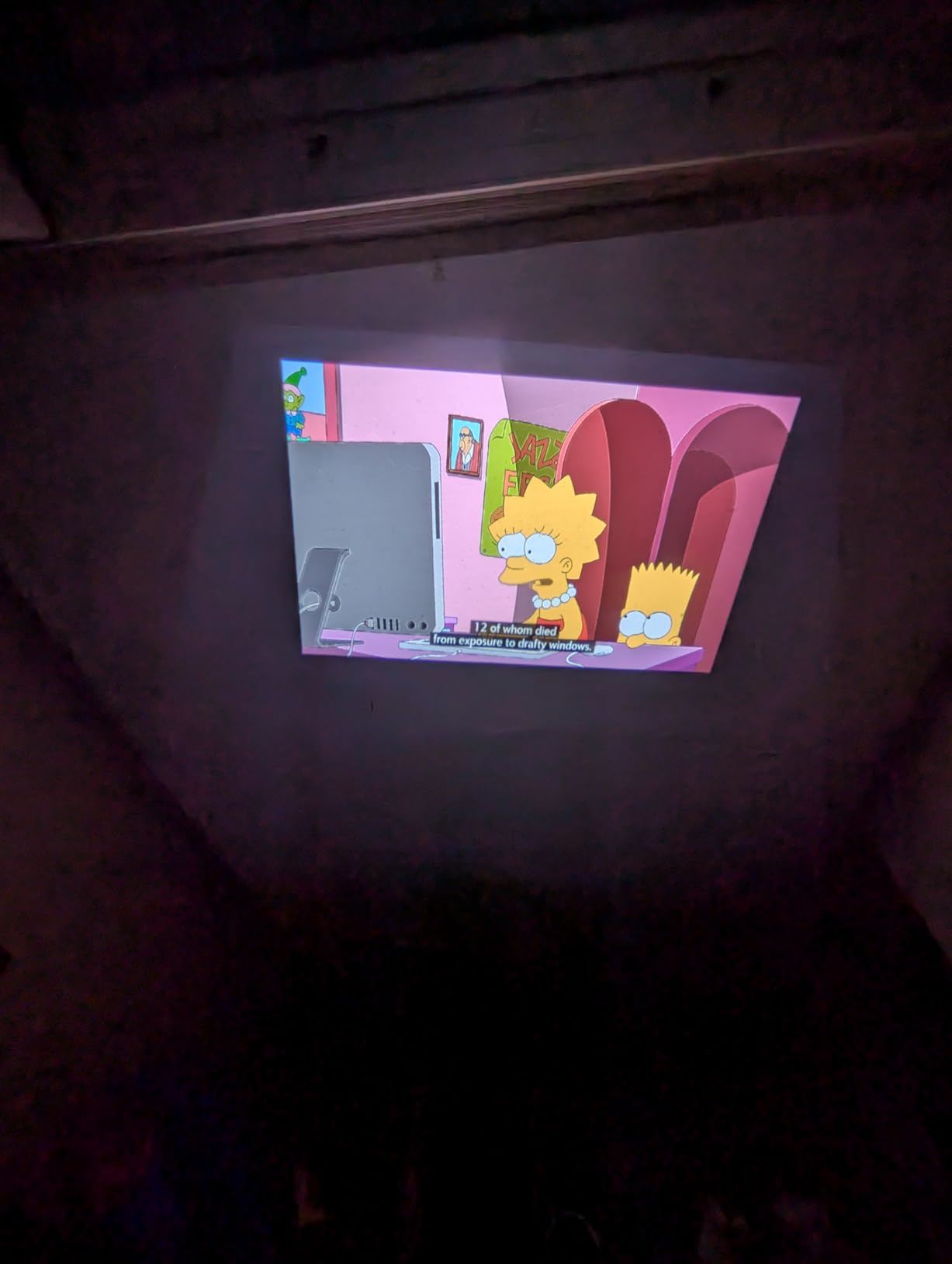 XuanPad Mini Projector with Wi-Fi and Bluetooth, Full HD 1080P Smart Portable Projector with 210° Stand, Auto Vertical Keystone customer photo 1