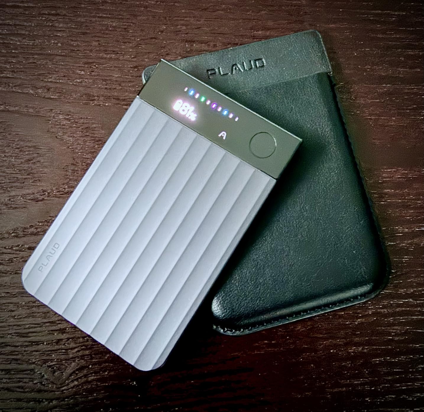 Plaud Note Pro AI Voice Recorder, Transcribe & Summarize with AI, App Control, Note Taker for Meetings & Calls, Supports 112 Languages, Ultra-Slim w/InstantView Display, Case Included, Silver customer photo 2