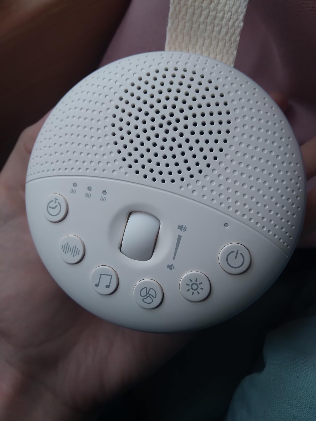 Colic Baby Relief White Noise Sound Machine - Rechargeable Sound Machine for Baby Gas Relief Newborn, Portable with Long Battery Life, 21 Soothing Sounds, Gentle Night Light & Auto Timer customer photo 2