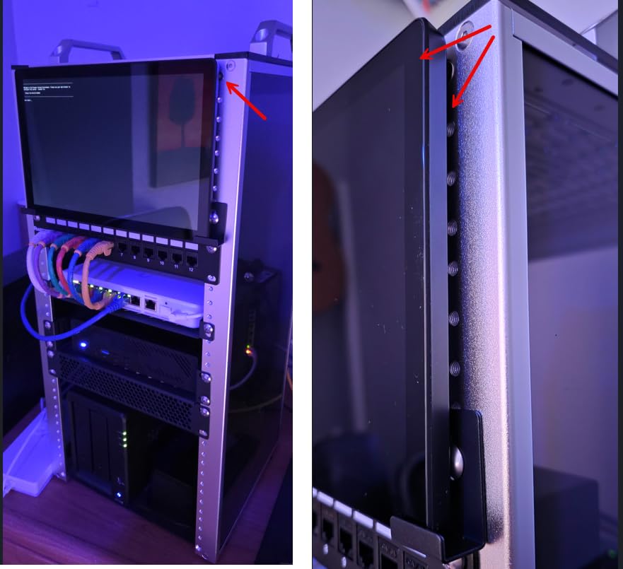 GeeekPi 9 inch 1280x720 LCD Touch Screen 3U Rack Mount Monitor for DeskPi RackMate T0/T1/T2/T0 Plus/T1 Plus/TL1 Server Cabinet and 10 inch Mini Server Rack customer photo 2