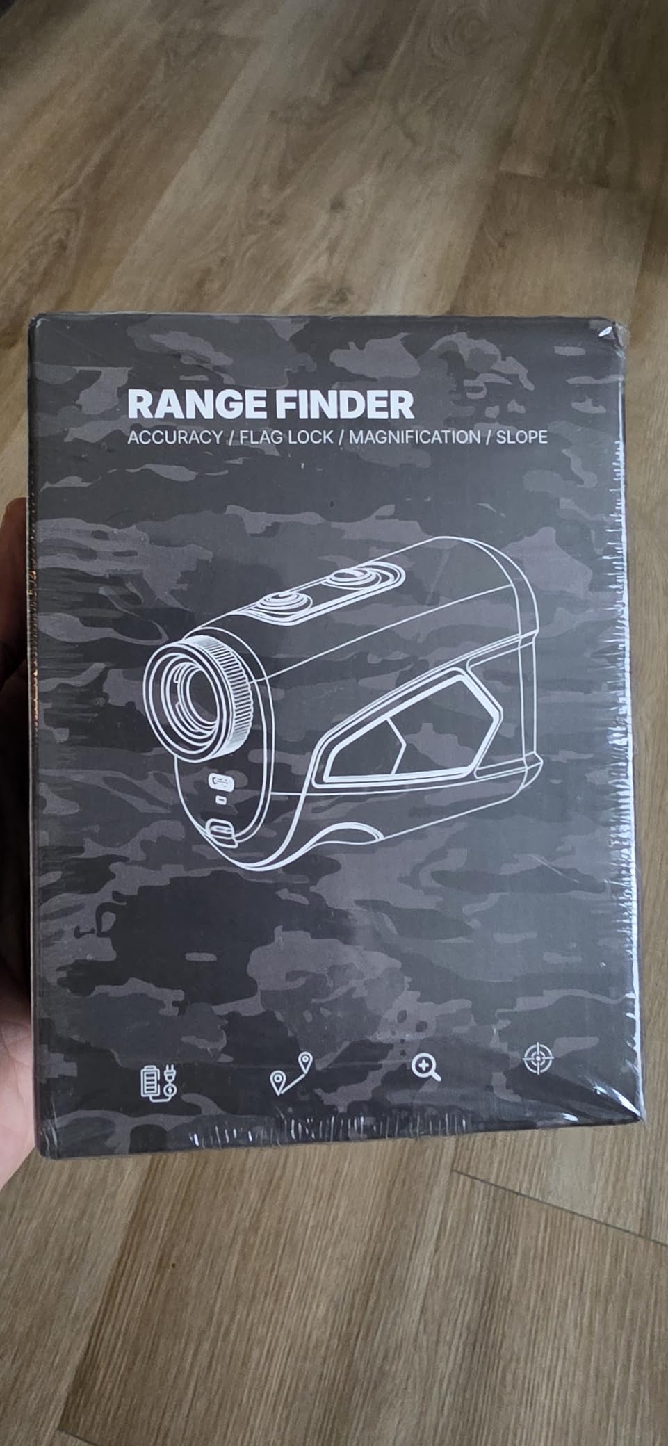 Upgraded 0.5 Second Easily Lock on a Pin Golf Rangefinder with Slope 2X HD Bright LCD, 1500 Yards Range Finder for Golf/Hunting, 7X Magnification with Flag Pole Locking Vibration customer photo 1