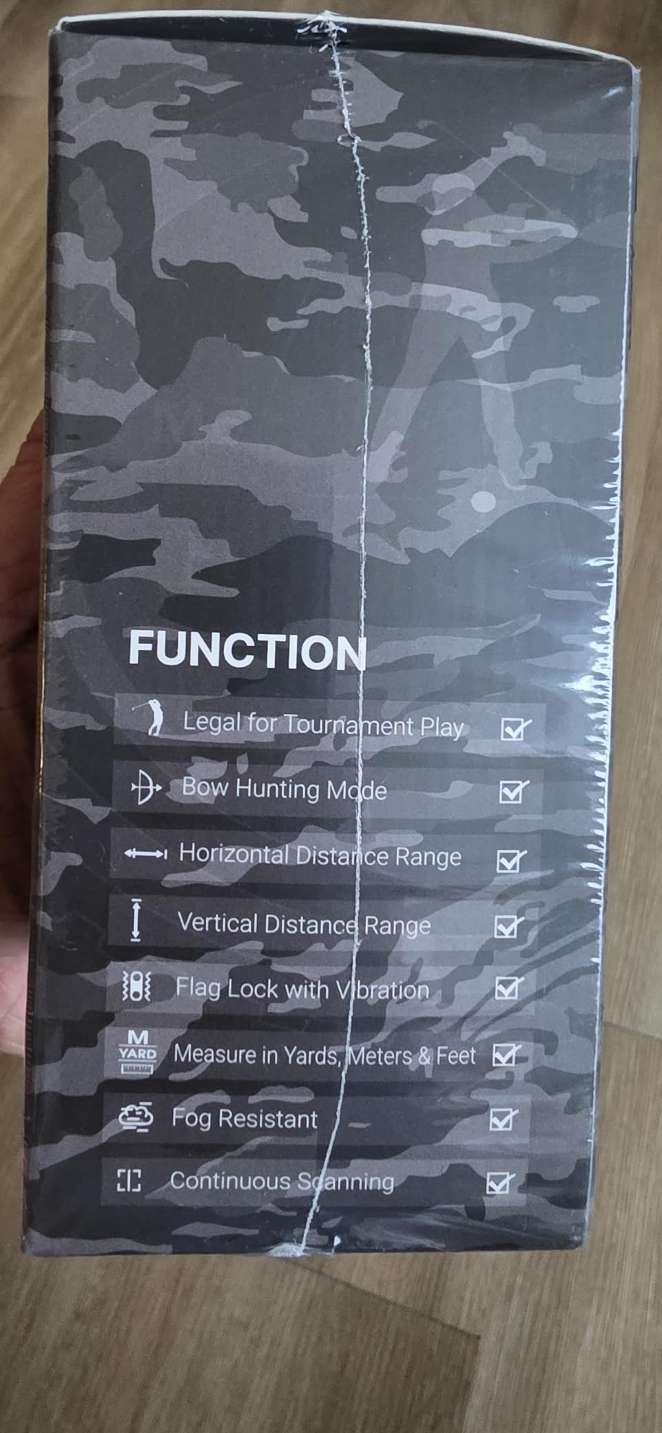 Upgraded 0.5 Second Easily Lock on a Pin Golf Rangefinder with Slope 2X HD Bright LCD, 1500 Yards Range Finder for Golf/Hunting, 7X Magnification with Flag Pole Locking Vibration customer photo 2