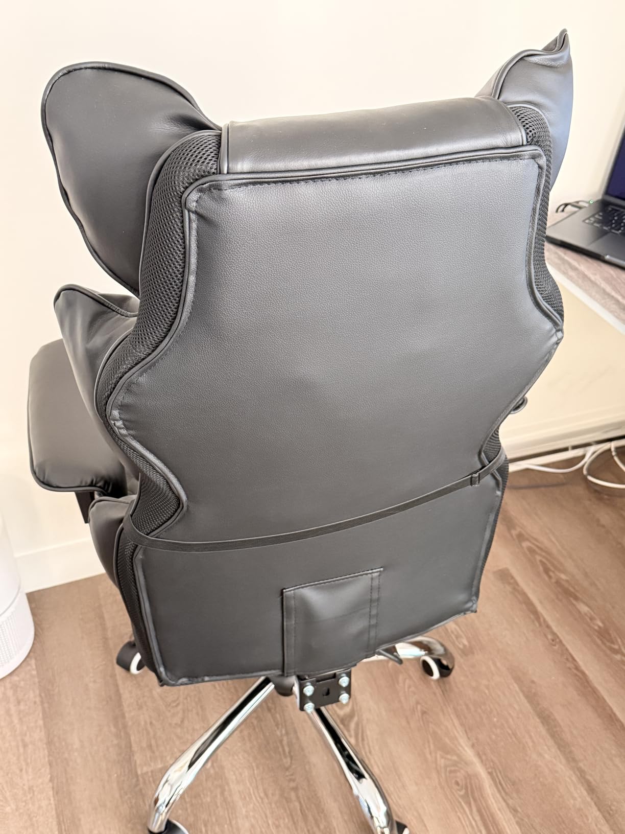 GTPLAYER Big and Tall Gaming Chair 400lbs Heavy Duty Office Chair with Footrest, High Back Pocket Spring Lumbar Support, Ergonomic Wide Comfy Seated Cushion for Lower Back Pain Relief, Earth-Black customer photo 1