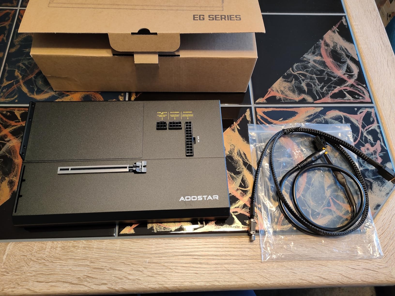 AOOSTAR EG01 OCuLink eGPU Dock Oculink External GPU Enclosure Oculink Interface Graphics Dock Station for PCIe 4.0 x4 Graphics Cards customer photo 1