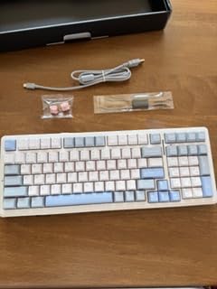 AULA F99 Wireless Mechanical Keyboard-Silent Version, Triple-Mode(BT5.0/2.4GHz/USB-C), Gasket Mounted, Hot Swappable Keyboard with Pre-lubed Linear Switches, RGB Backlit PC Gaming Keyboards for Win/Mac customer photo 2