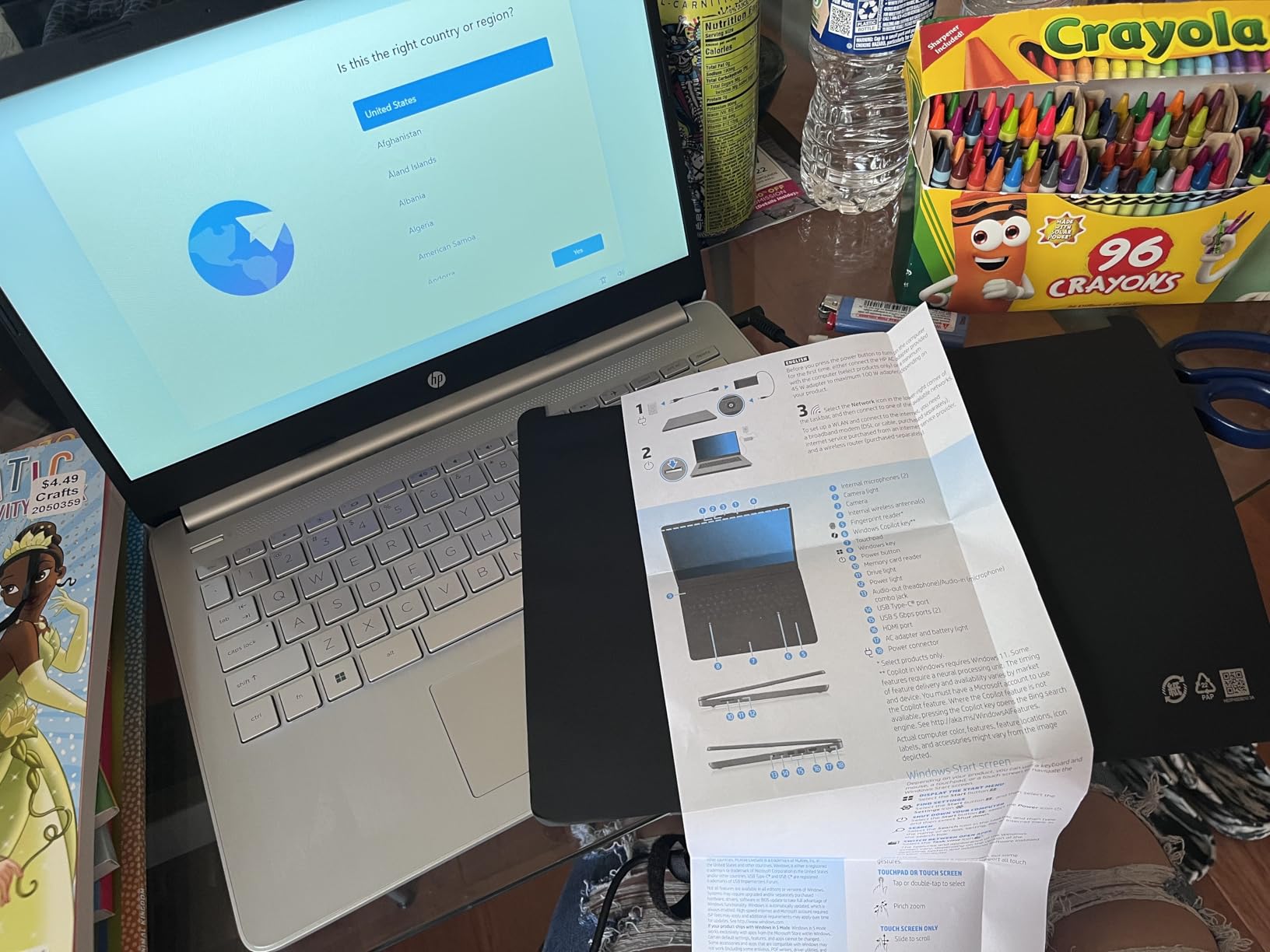 HP Home and Student Essential Laptop with Microsoft 365-1.1TB Storage - 8GB RAM - Intel Inside | Anti-Glare Display, 64GB SSD and 1TB Cloud Storage, Fast Charge and 12hrs Battery, no Mouse customer photo 1