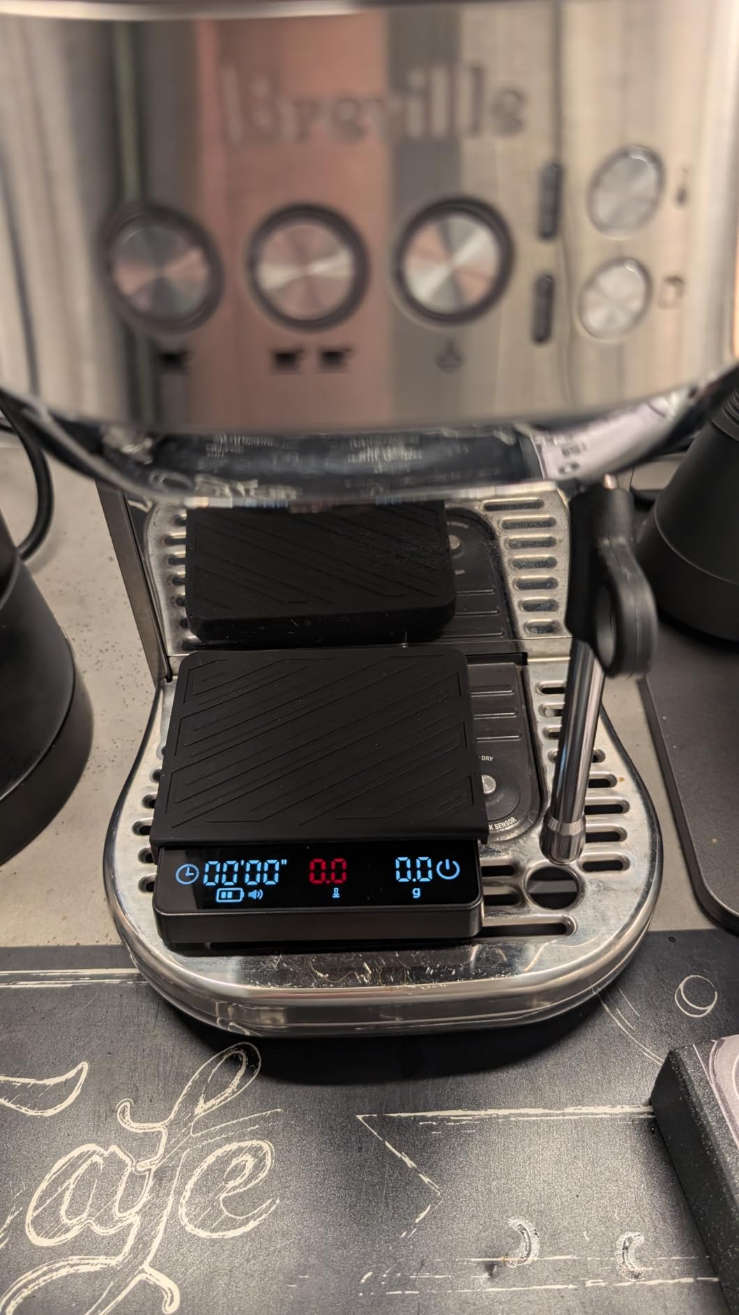 IKAPE Espresso Coffee Scale with Timer, 2kg/0.1g High Precision Digital Scale with Silicone Mat, 4 Modes customer photo 2