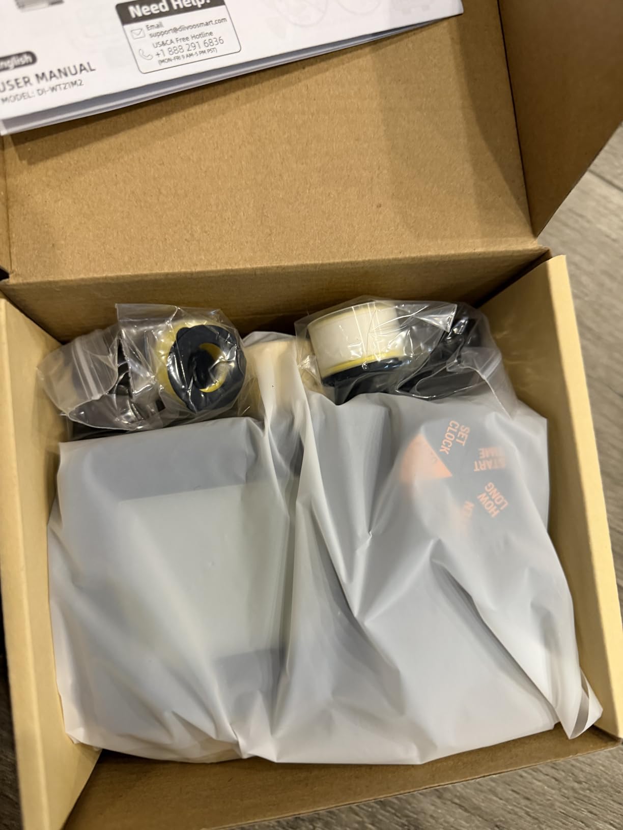 Diivoo Brass Sprinkler Timer 2 Zone, IP66 Waterproof Programmable Water Hose Timer 2 Outlet with Large Display, Rain Delay & Manual Watering for Outdoor Automatic Irrigation of Garden, Lawn, Yard customer photo 2