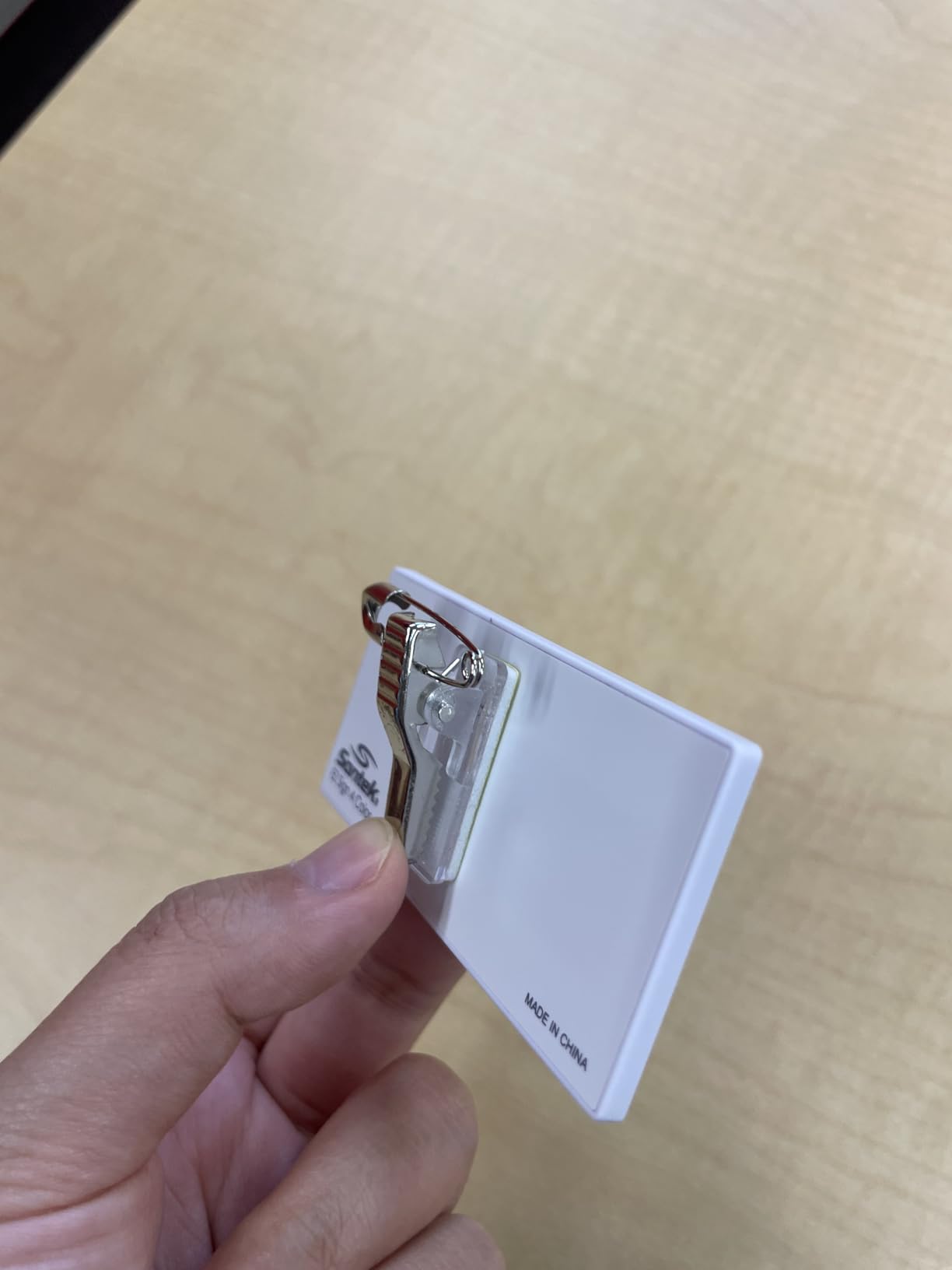 [Santek] EZ Sign NFC E-Paper Display - No Battery, Ultra-Thin 0.13 inch, Rewritable 4-Color Digital Display, App-Controlled (iOS/Android/PC), IP65 (Black, 2.9 inch) customer photo 2