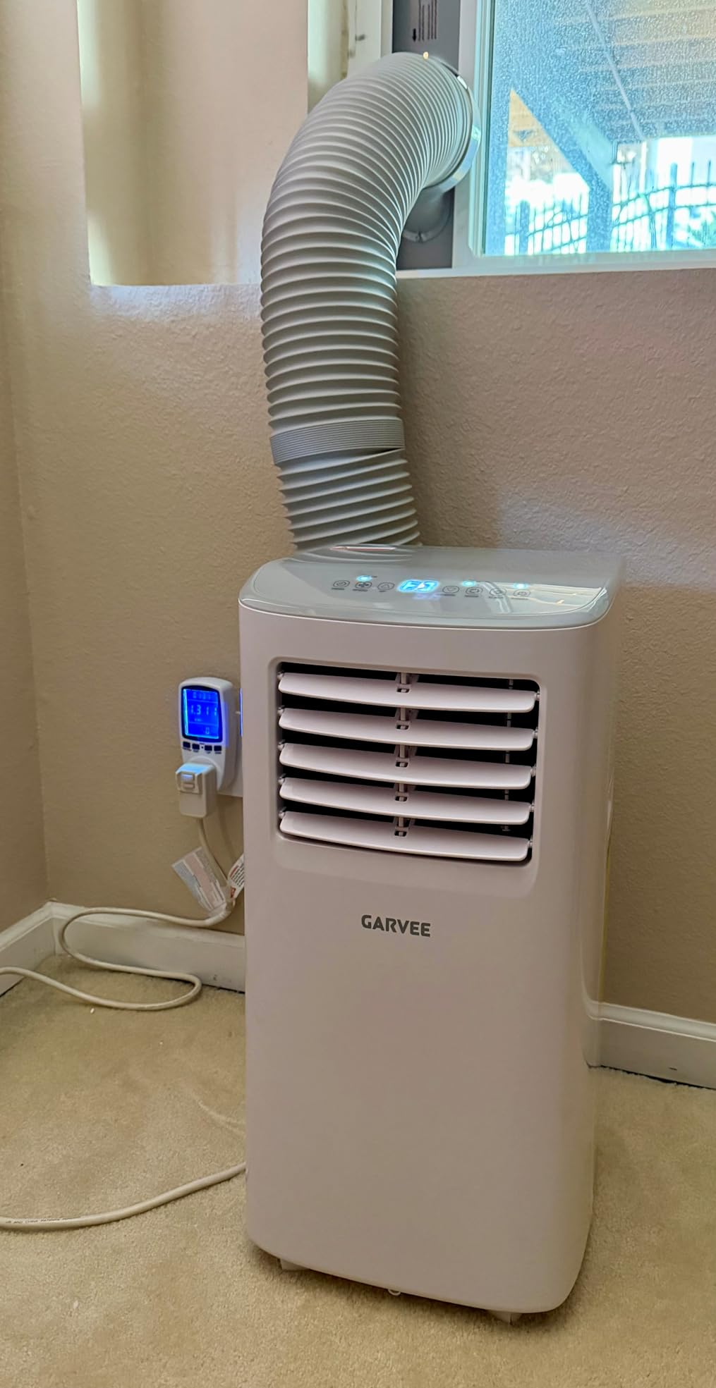 Garvee 3-in-1 Portable Air Conditioner, 8,000 BTU Portable AC Unit with Cooling, Dehumidifier & Fan for Rooms up to 350 sq.ft with Remote Control, Sleep Mode, 24H Timer & Window Kit customer photo 1