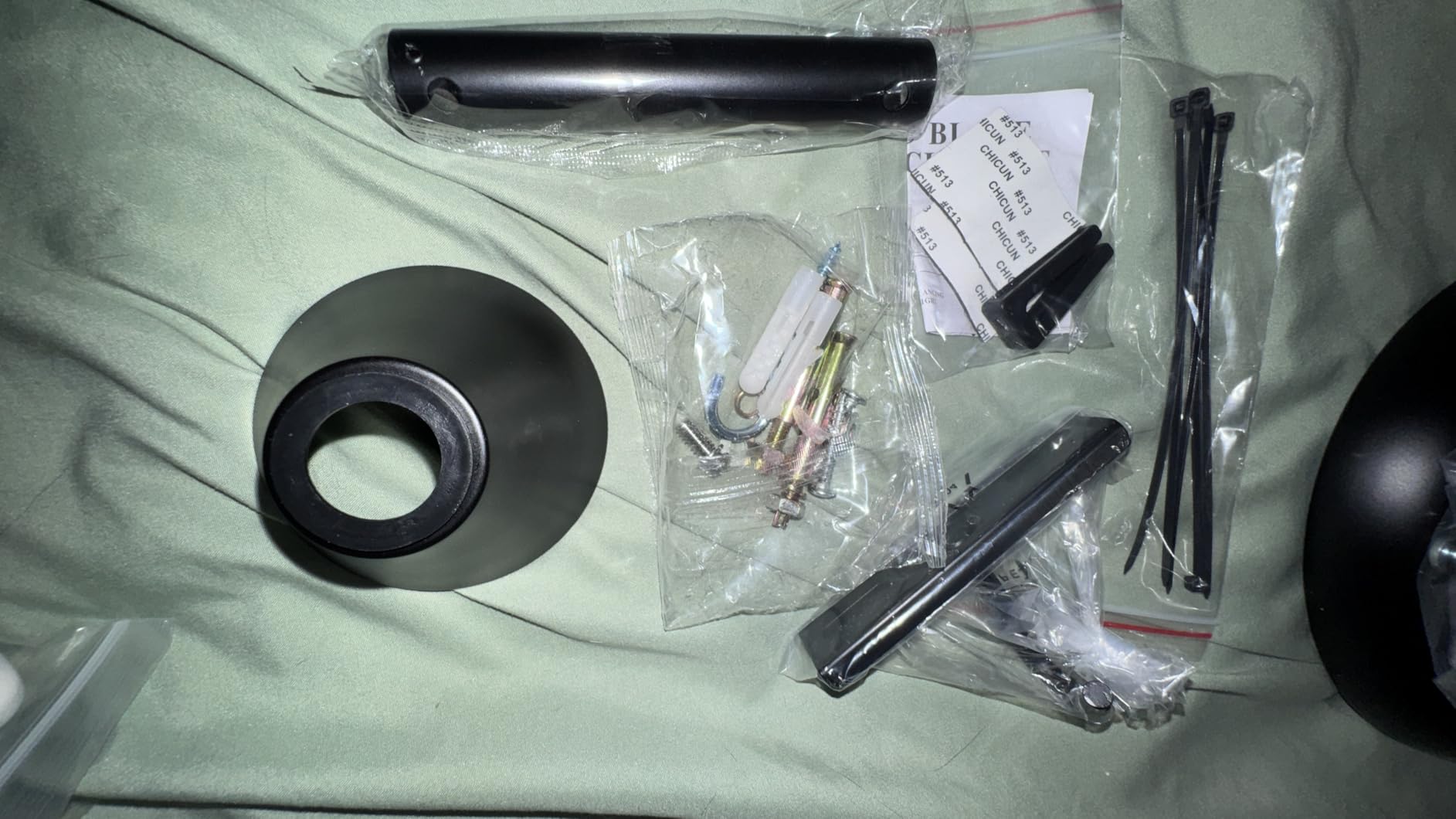 42 In Outdoor Ceiling Fan with Light, Plug-in Ceiling Fans with Waterproof IP65, Smart APP Remote Control, 6-Speed DC Motor, Dimmable 3CCT, Hanging Fans with Cord for Gazebo Patio Porch (Black) customer photo 1