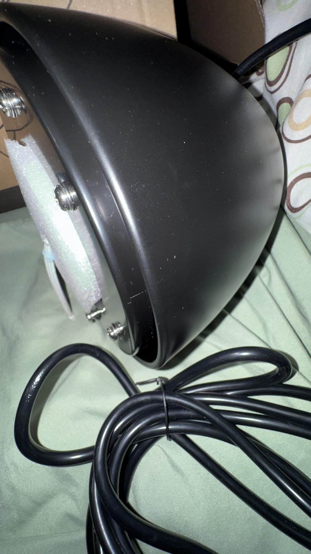 42 In Outdoor Ceiling Fan with Light, Plug-in Ceiling Fans with Waterproof IP65, Smart APP Remote Control, 6-Speed DC Motor, Dimmable 3CCT, Hanging Fans with Cord for Gazebo Patio Porch (Black) customer photo 2