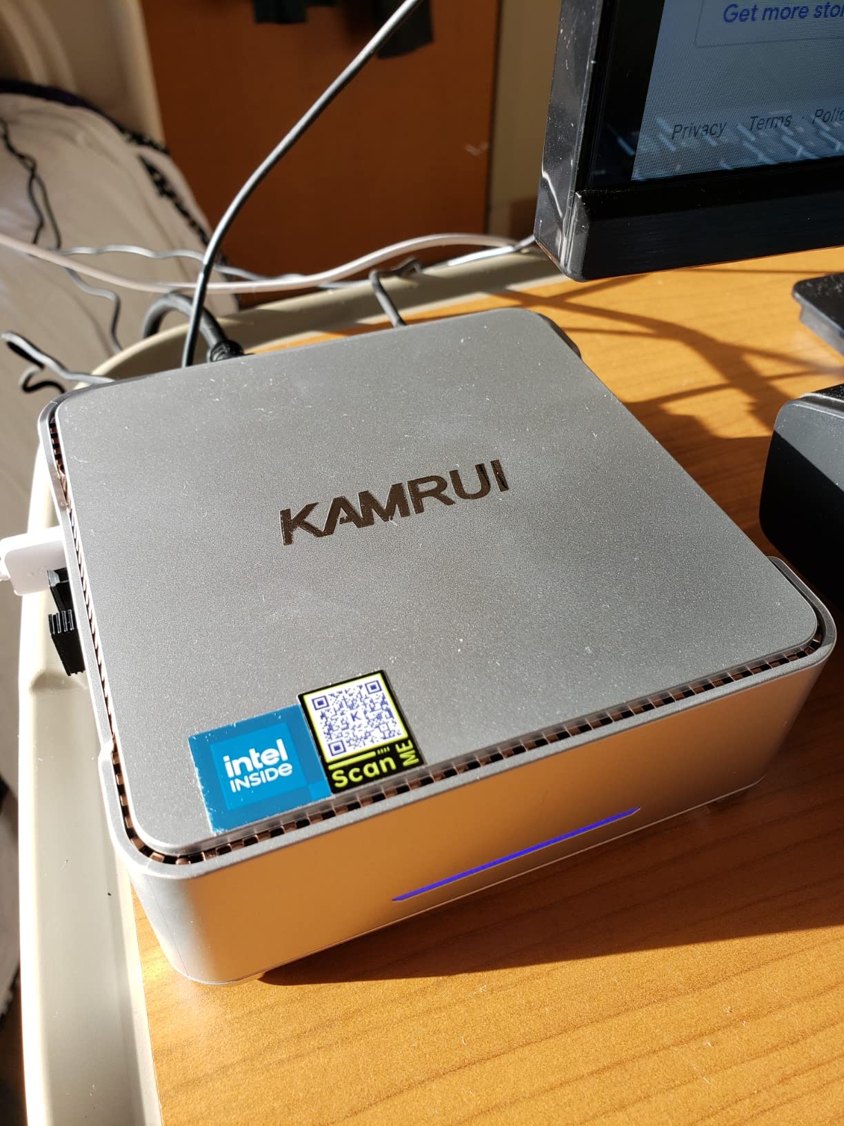 KAMRUI Hyper H2 Mini PC Windows 11 Pro, Intel Core 14450HX (Beats i7-1195G7/12700H), 16GB RAM 512GB PCIe4.0 SSD, Triple 4K, HDMI, DP, USB-C, Ethernet, Mini Desktop Computer for Office, Business customer photo 1
