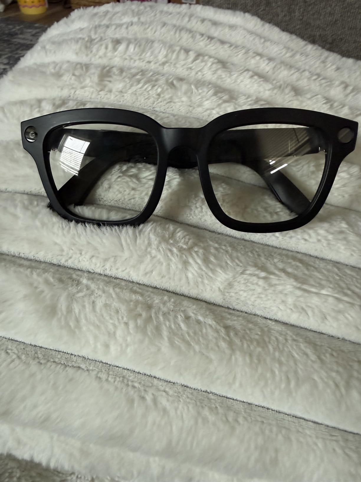 AI Smart Glasses with Camera, 8MP HD Camera Glasses for Men,Women, AI Recording Glasses with Voice Assistant,Open-Ear Audio,Real-Time Translation,Video Recording Sunglasses for Life & Work Vlog(Black) customer photo 2