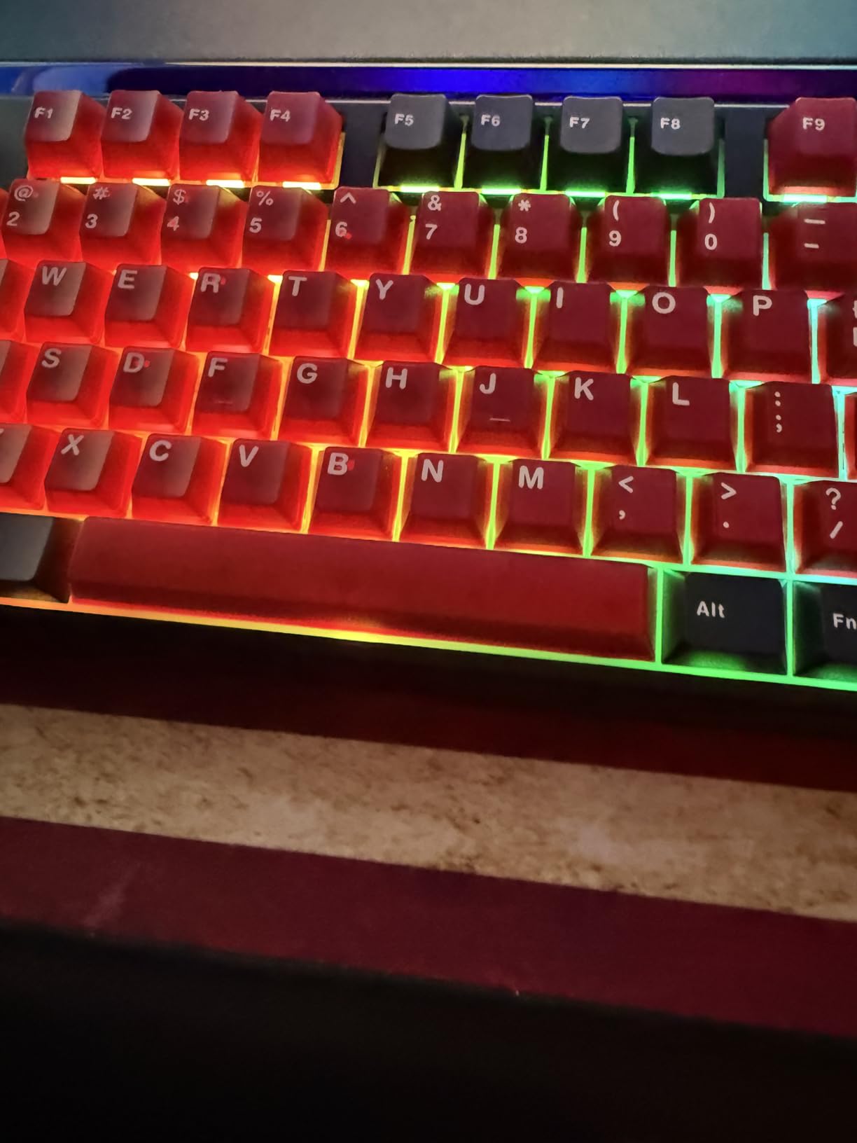 Aula H108 Wireless Mechanical Keyboard, Hot Swappable Silent Keyboard, Full Size Keyboard with Number Pad, Gasket Structure, RGB Backlit Computer Gaming Keyboard with PBT Keycaps for PC/Office customer photo 2