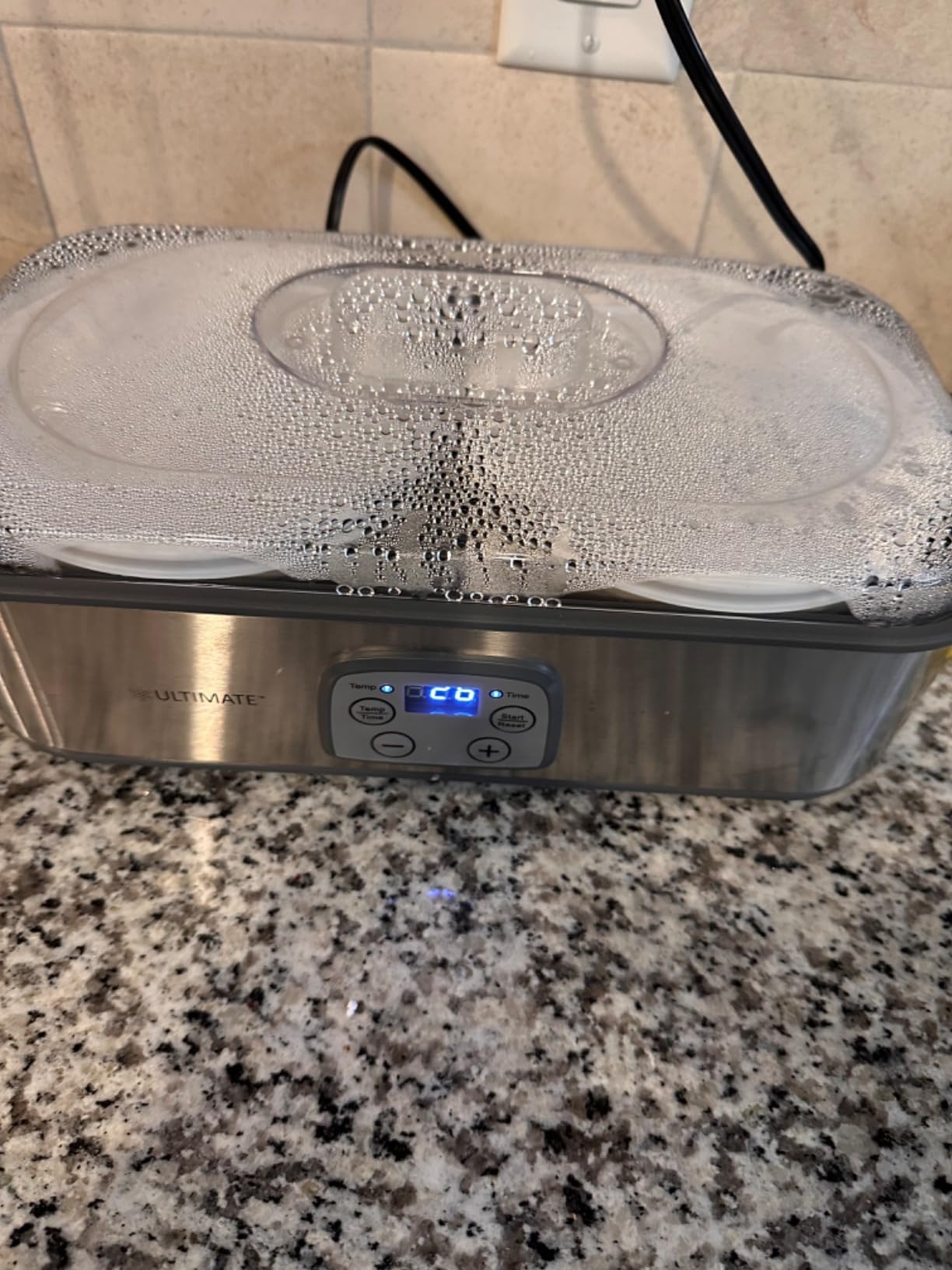 Ultimate Probiotic Yogurt Maker XL - Adjustable Time & Temperature Control - 50% More Capacity with 12 x 6oz Yogurt Jars customer photo 2